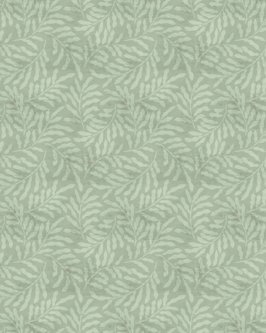 Graphic Leaves Sage Green Wallpaper-Wallpaper-Buy Australian Removable Wallpaper Now Sage Green Wallpaper Peel And Stick Wallpaper Online At Olive et Oriel Custom Made Wallpapers Wall Papers Decorate Your Bedroom Living Room Kids Room or Commercial Interior
