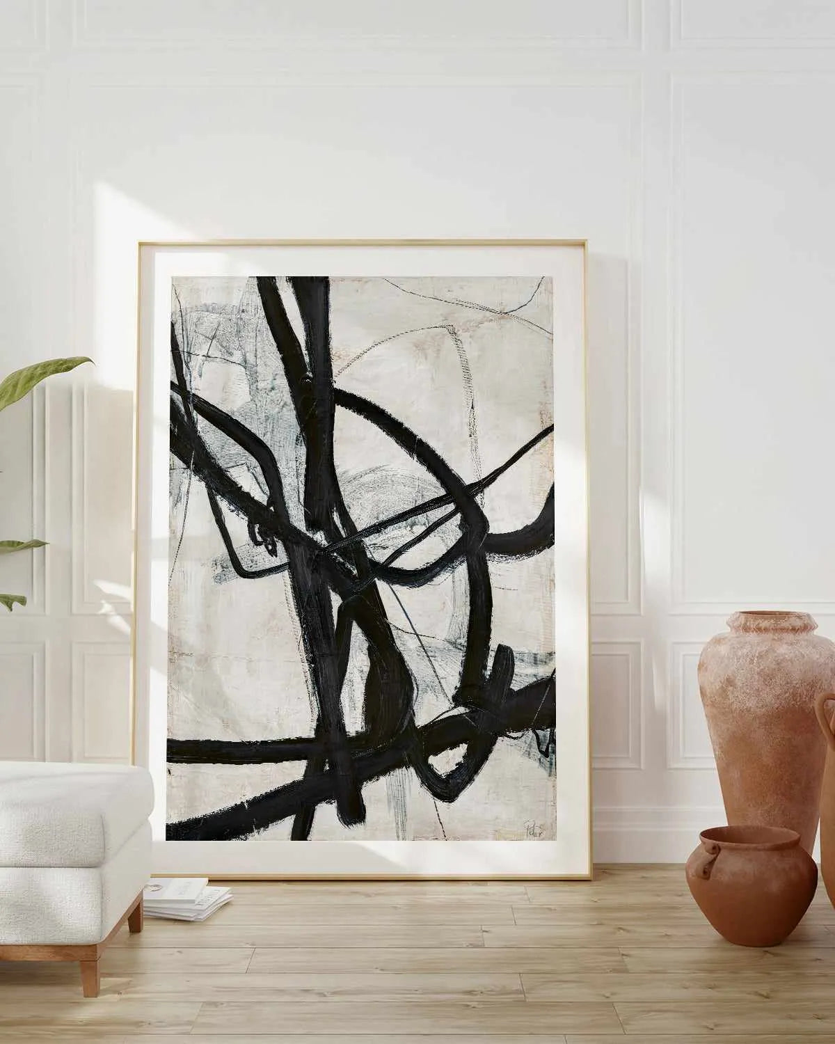 Graphical Lines VI by Design Fabrikken Art Print from Olive et Oriel where you can shop wallpaper and artworks online