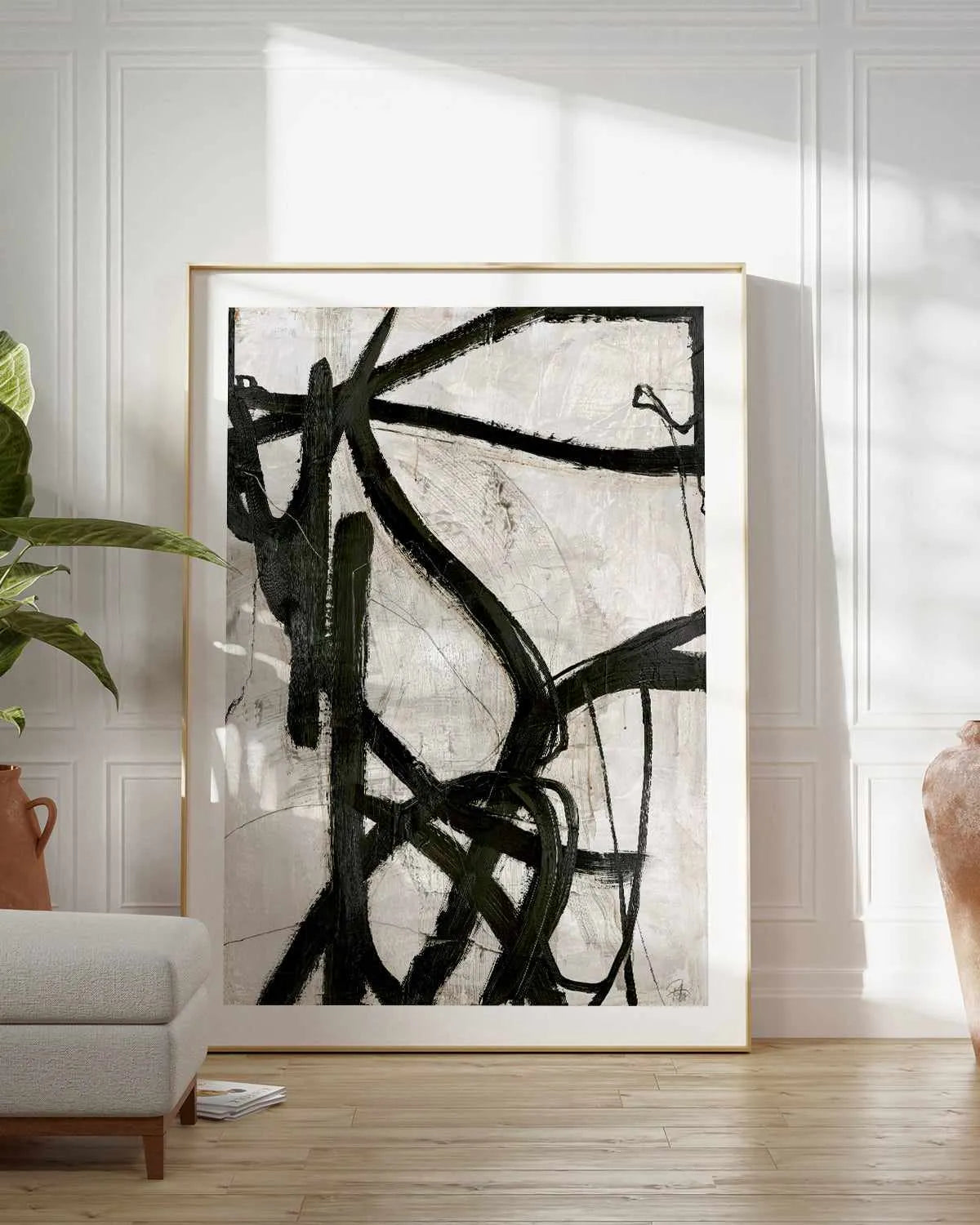 Graphical Lines V by Design Fabrikken Art Print from Olive et Oriel where you can shop wallpaper and artworks online
