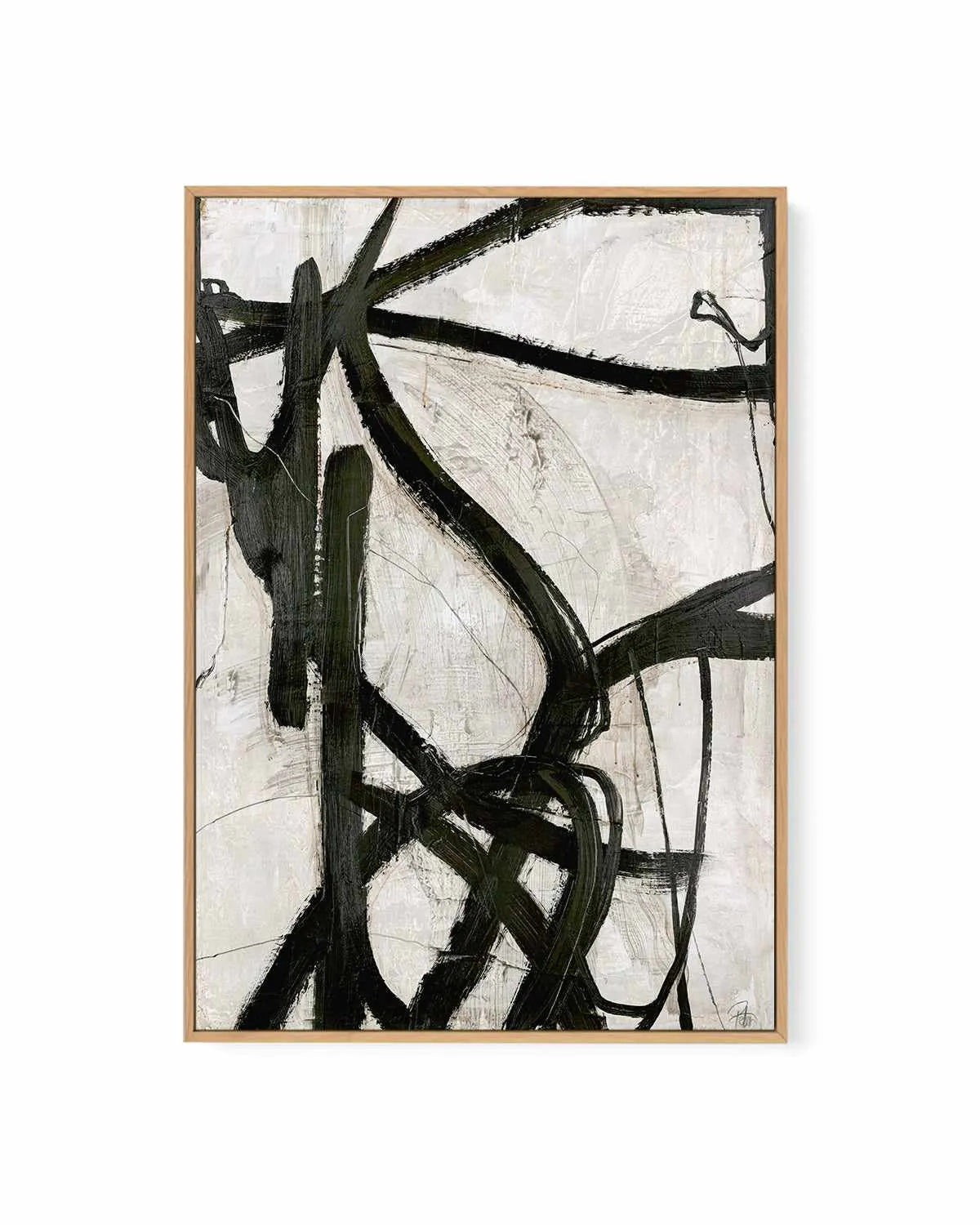 Graphical Lines V by Design Fabrikken | Framed Canvas Art Print from Olive et Oriel where you can shop wallpaper and artworks online