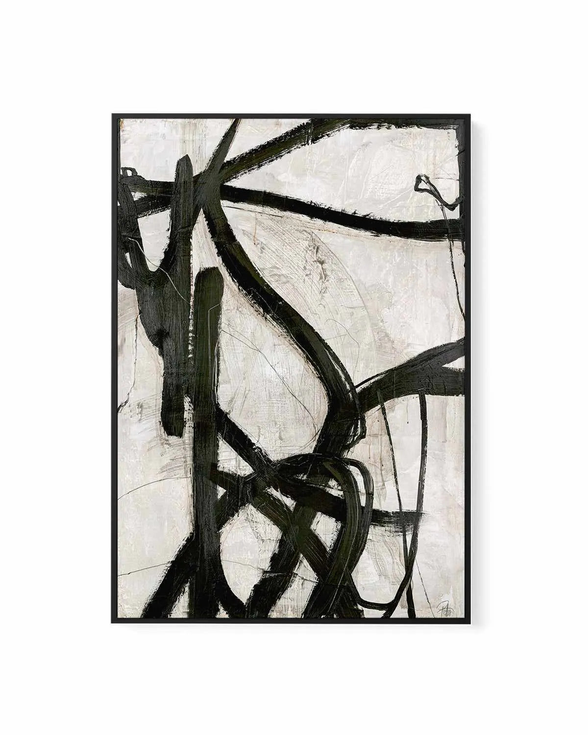 Graphical Lines V by Design Fabrikken | Framed Canvas Art Print from Olive et Oriel where you can shop wallpaper and artworks online