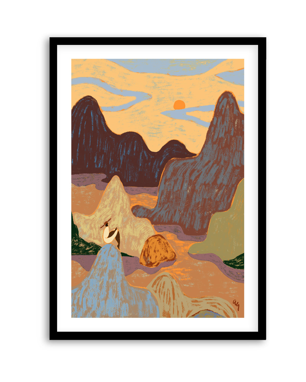 Grateful Heart by Arty Guava | Art Print