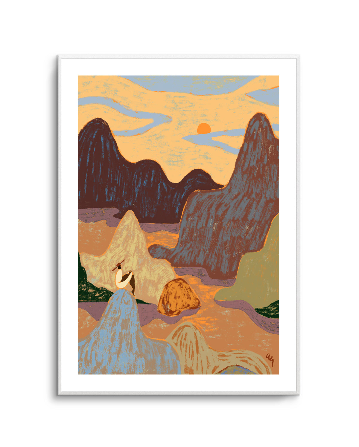 Grateful Heart by Arty Guava | Art Print