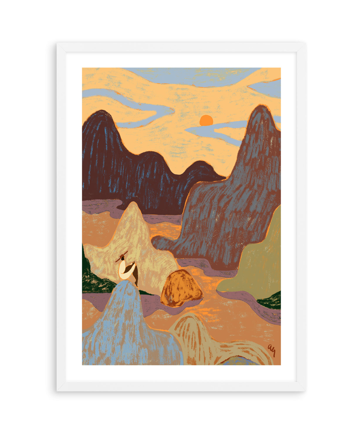 Grateful Heart by Arty Guava | Art Print