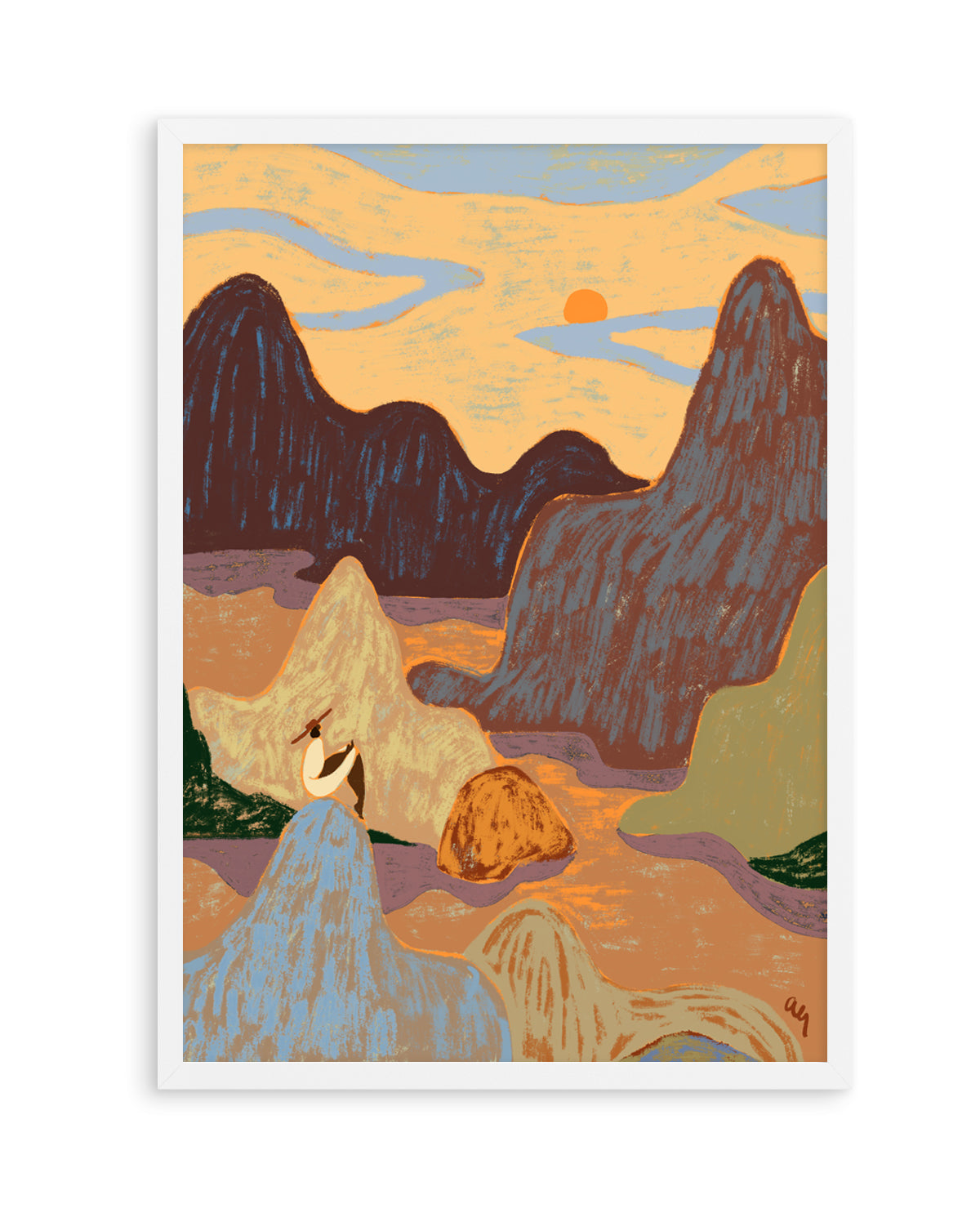 Grateful Heart by Arty Guava | Art Print