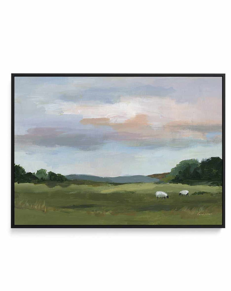 Grazing | Framed Canvas Art Print