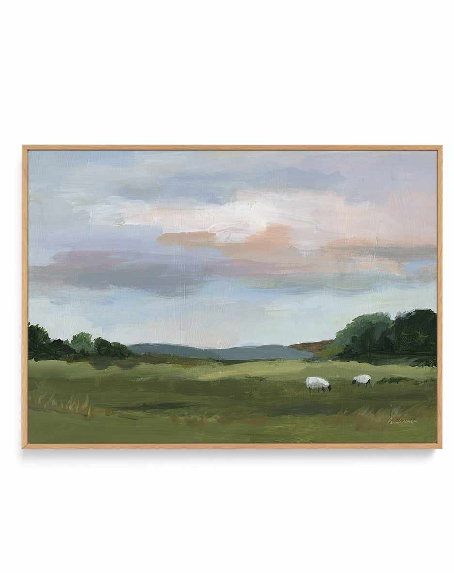 Grazing | Framed Canvas Art Print