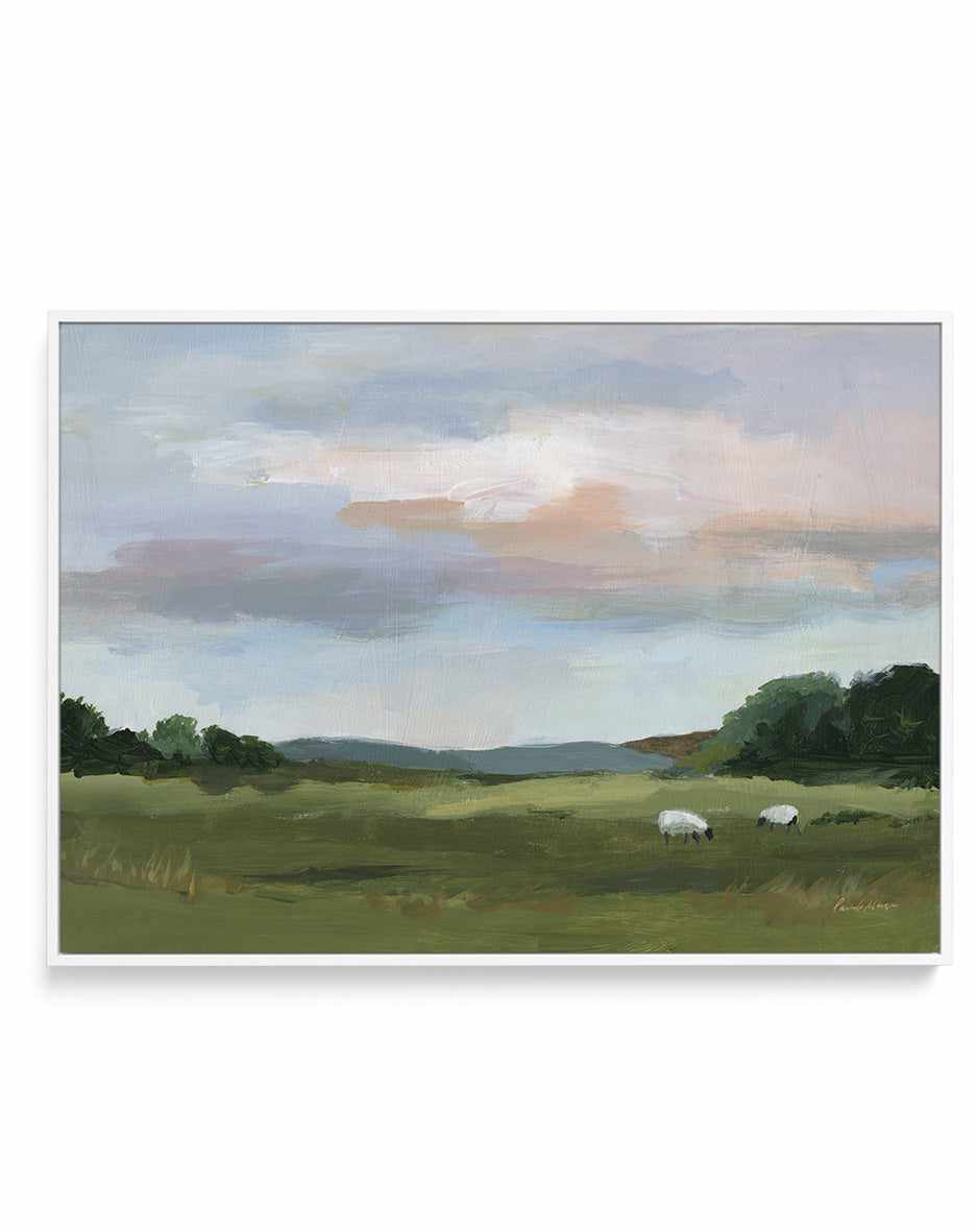 Grazing | Framed Canvas Art Print