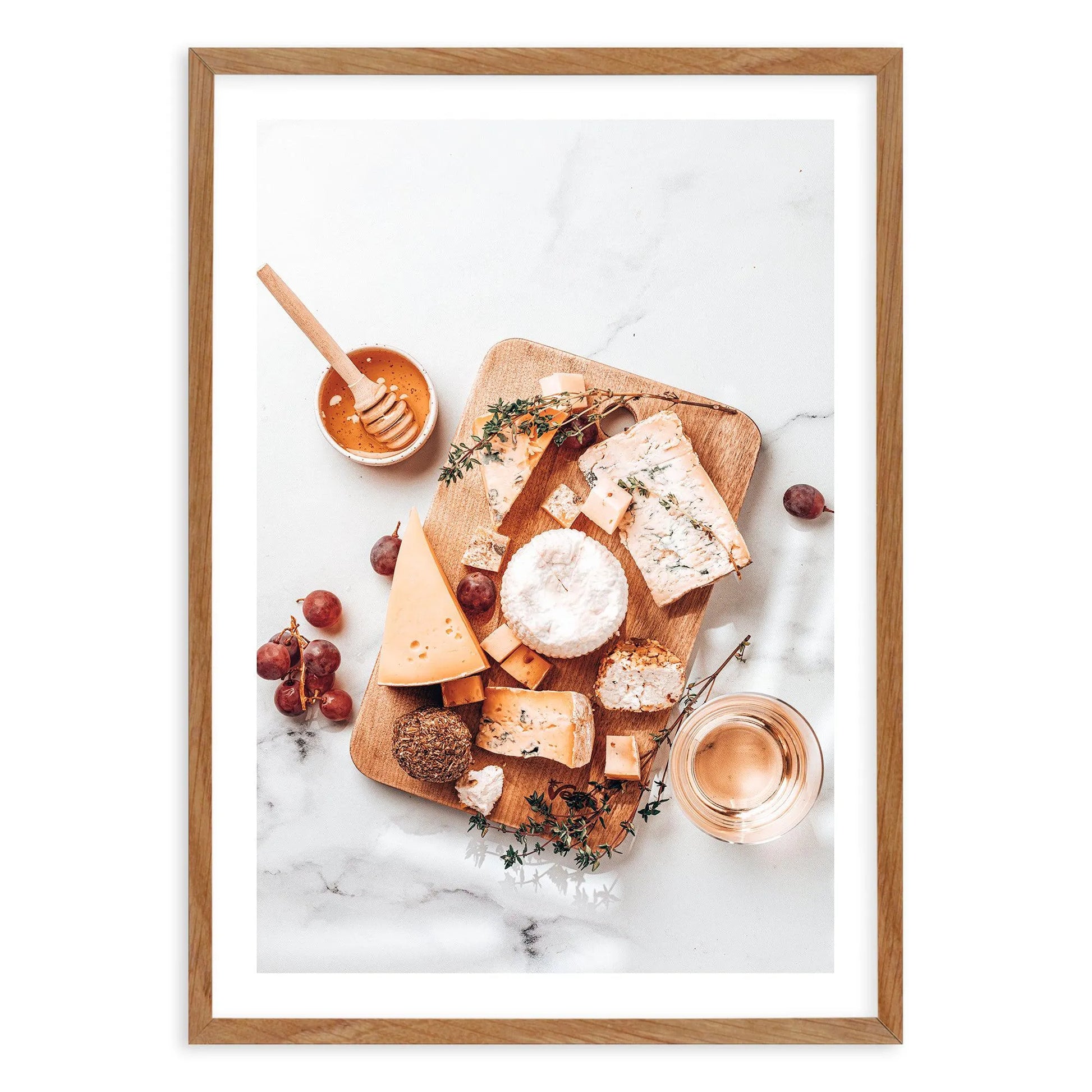 Grazing Board Art Print-PRINT-Olive et Oriel-Olive et Oriel-50x70 cm | 19.6" x 27.5"-Walnut-With White Border-Buy-Australian-Art-Prints-Online-with-Olive-et-Oriel-Your-Artwork-Specialists-Austrailia-Decorate-With-Coastal-Photo-Wall-Art-Prints-From-Our-Beach-House-Artwork-Collection-Fine-Poster-and-Framed-Artwork