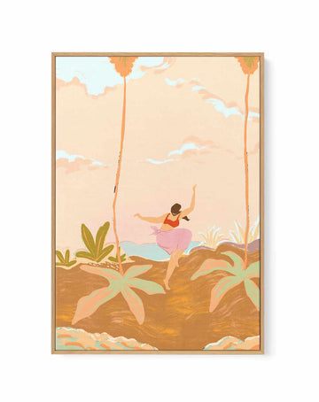 Great Escape by Arty Guava | Framed Canvas Art Print from Olive et Oriel where you can shop wallpaper and artworks online