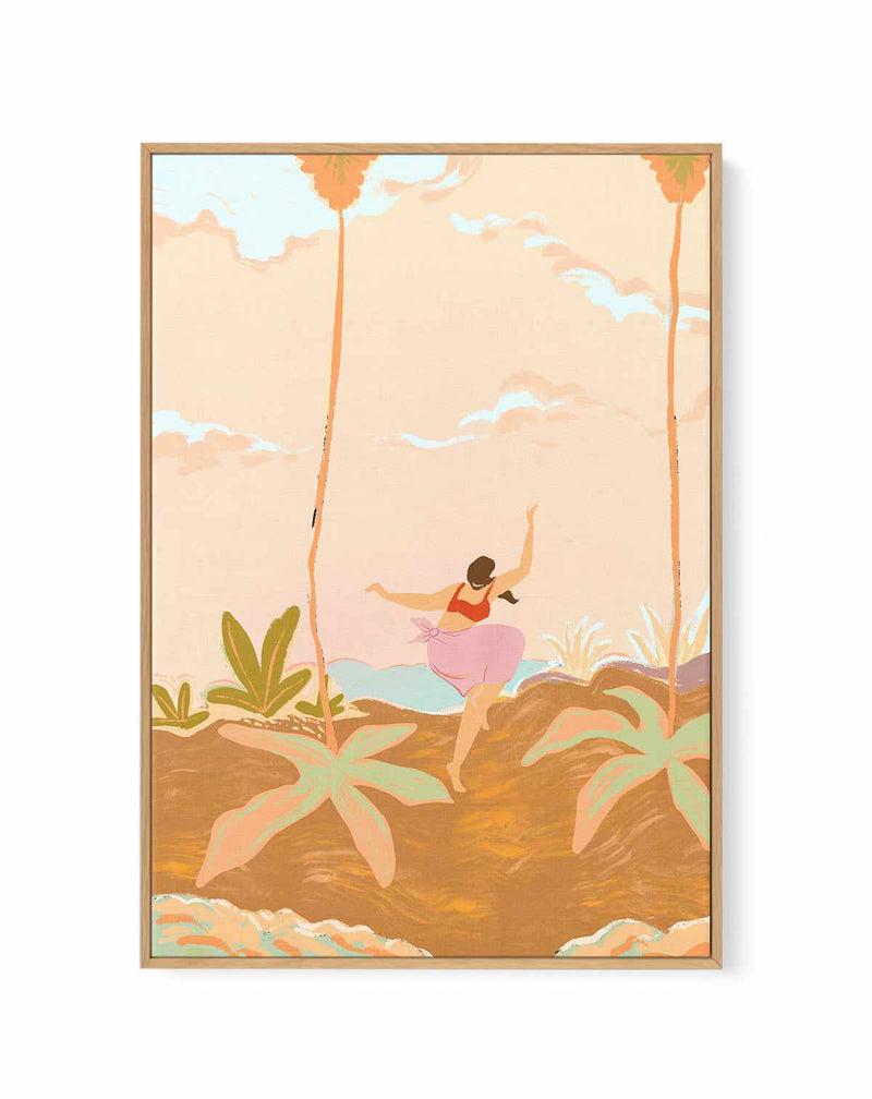 Great Escape by Arty Guava | Framed Canvas Art Print