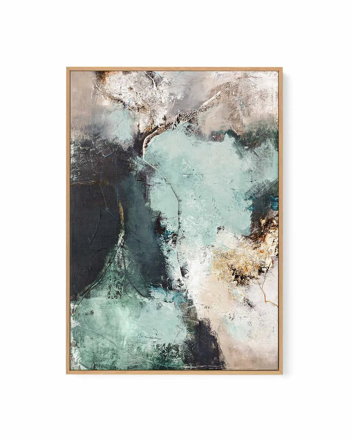 Great Green by Design Fabrikken | Framed Canvas Art Print from Olive et Oriel where you can shop wallpaper and artworks online