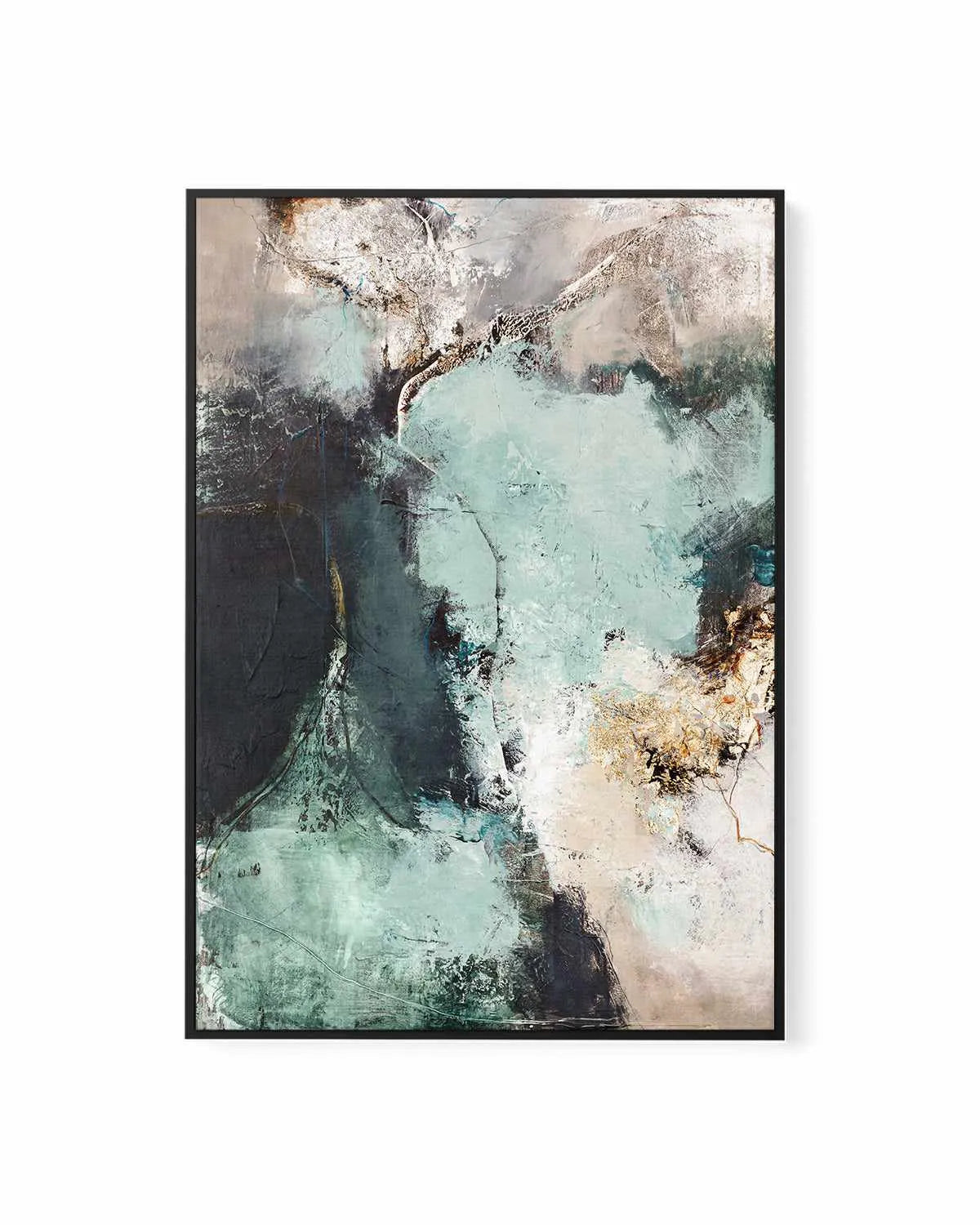 Great Green by Design Fabrikken | Framed Canvas Art Print from Olive et Oriel where you can shop wallpaper and artworks online