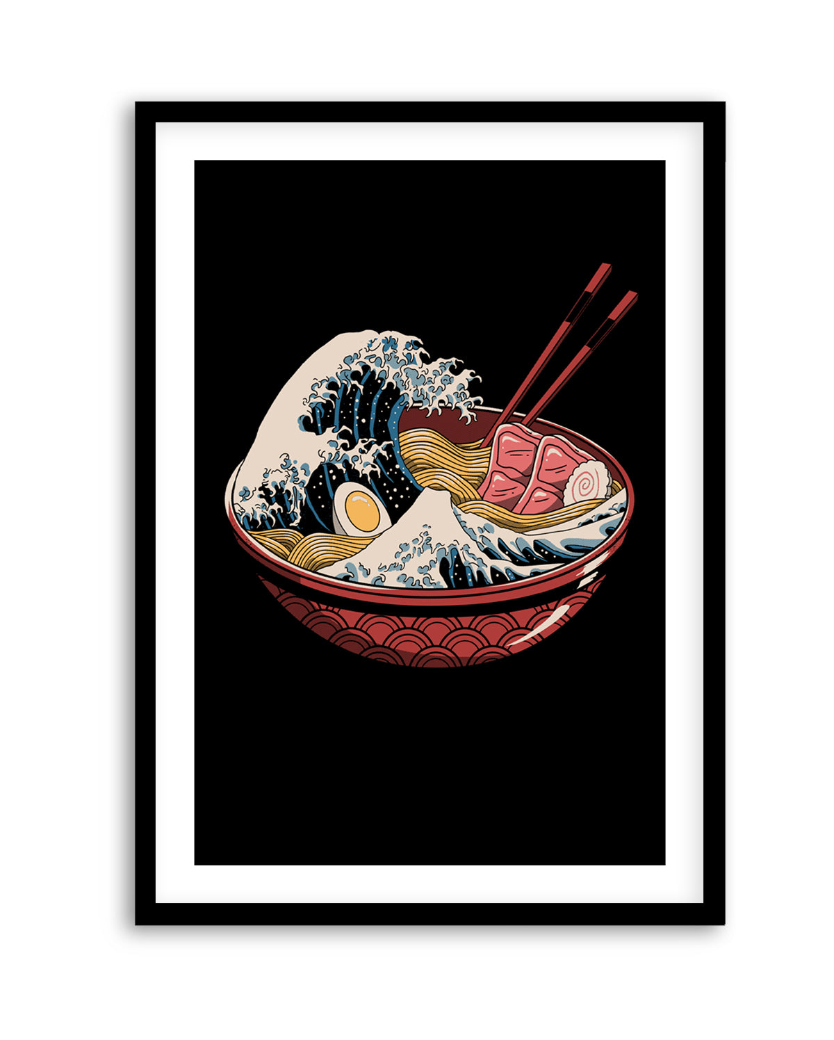 Great Ramen Wave by Vincent Trinidad | Art Print