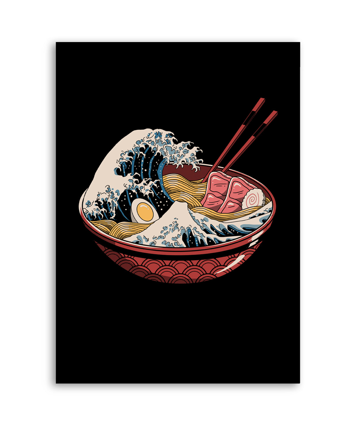 Great Ramen Wave by Vincent Trinidad | Art Print