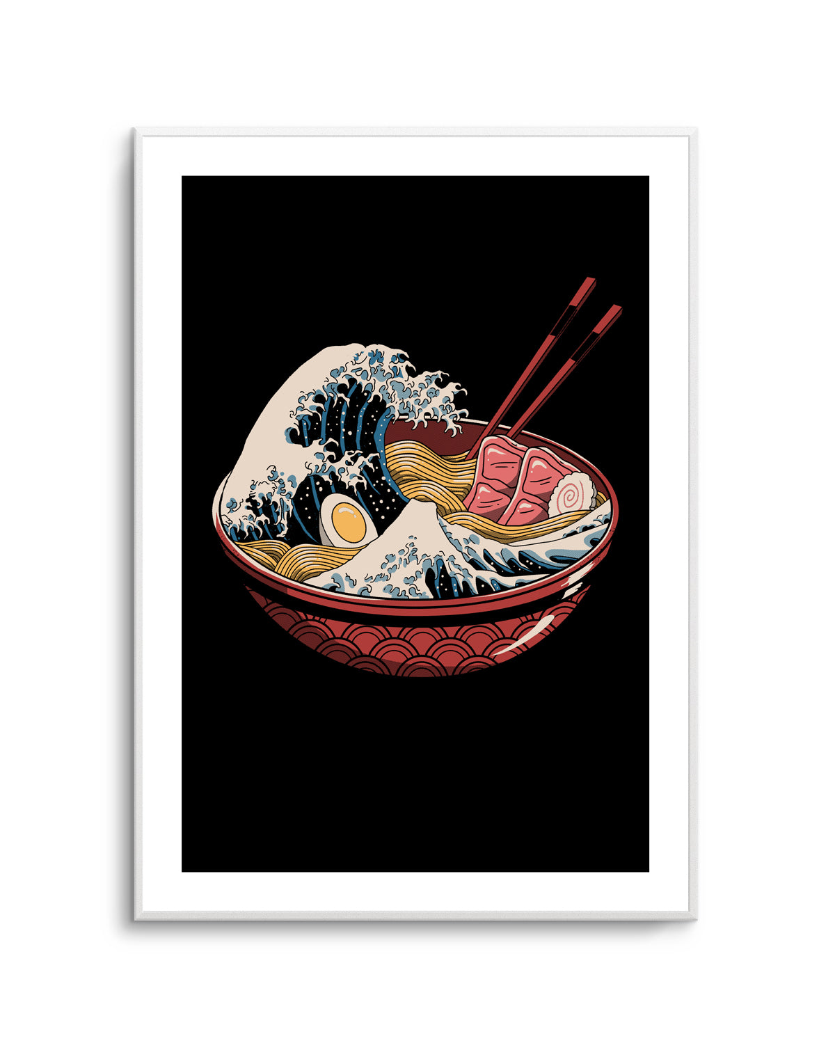 Great Ramen Wave by Vincent Trinidad | Art Print