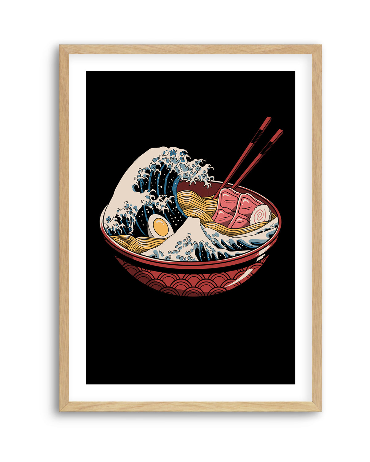 Great Ramen Wave by Vincent Trinidad | Art Print