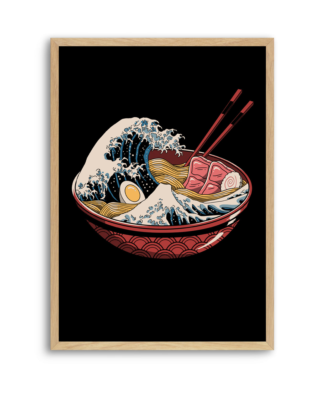 Great Ramen Wave by Vincent Trinidad | Art Print