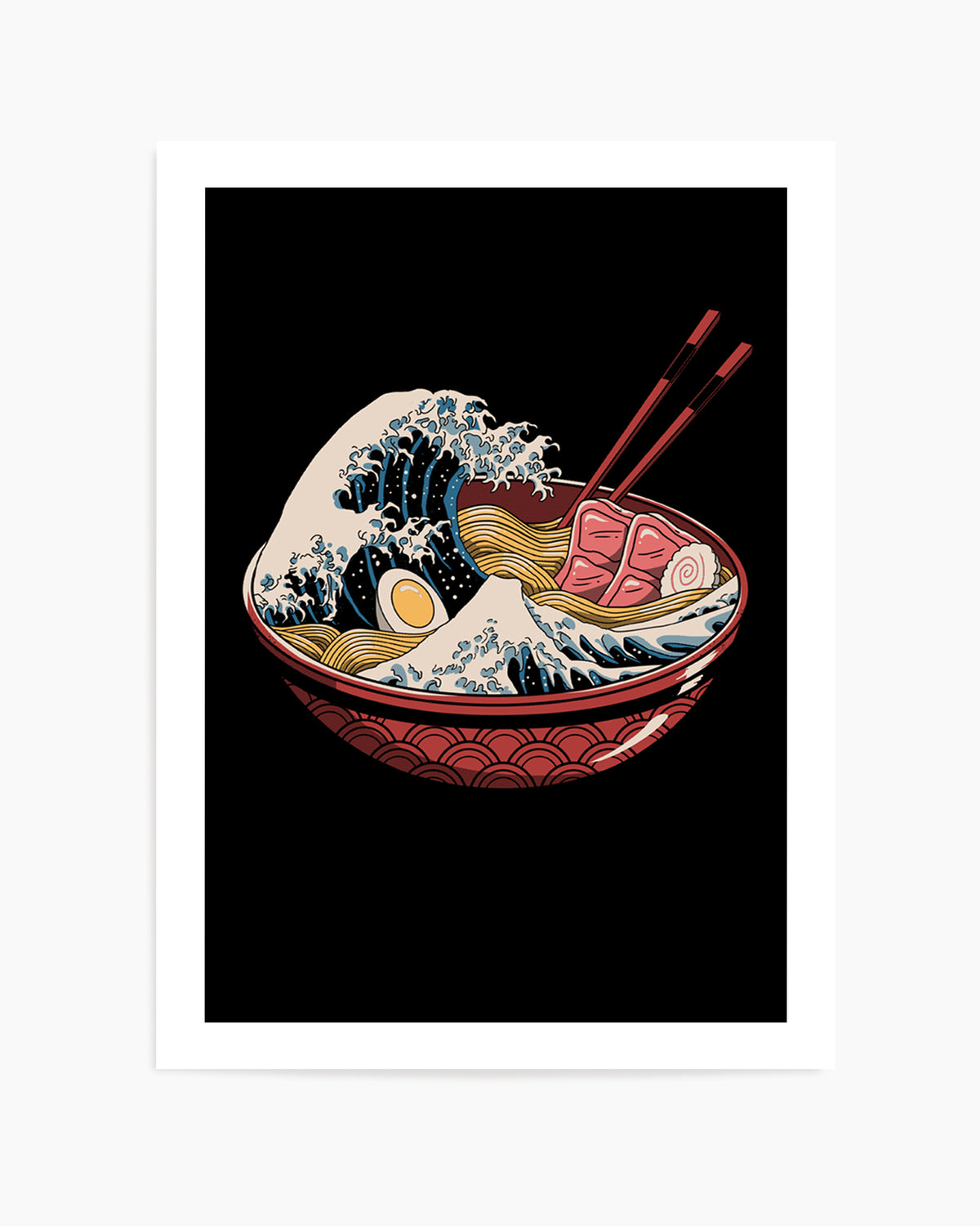 Great Ramen Wave by Vincent Trinidad | Art Print