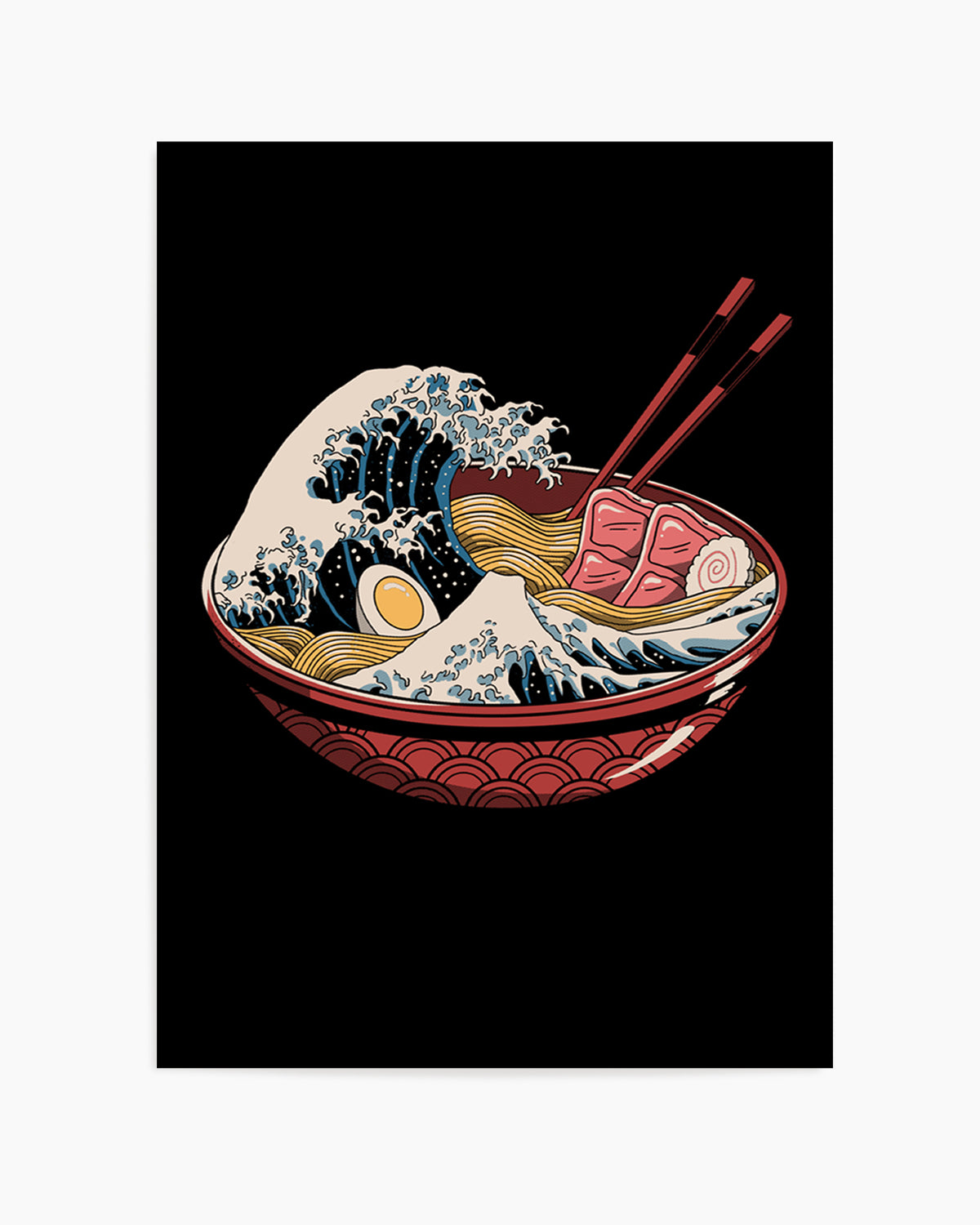 Great Ramen Wave by Vincent Trinidad | Art Print