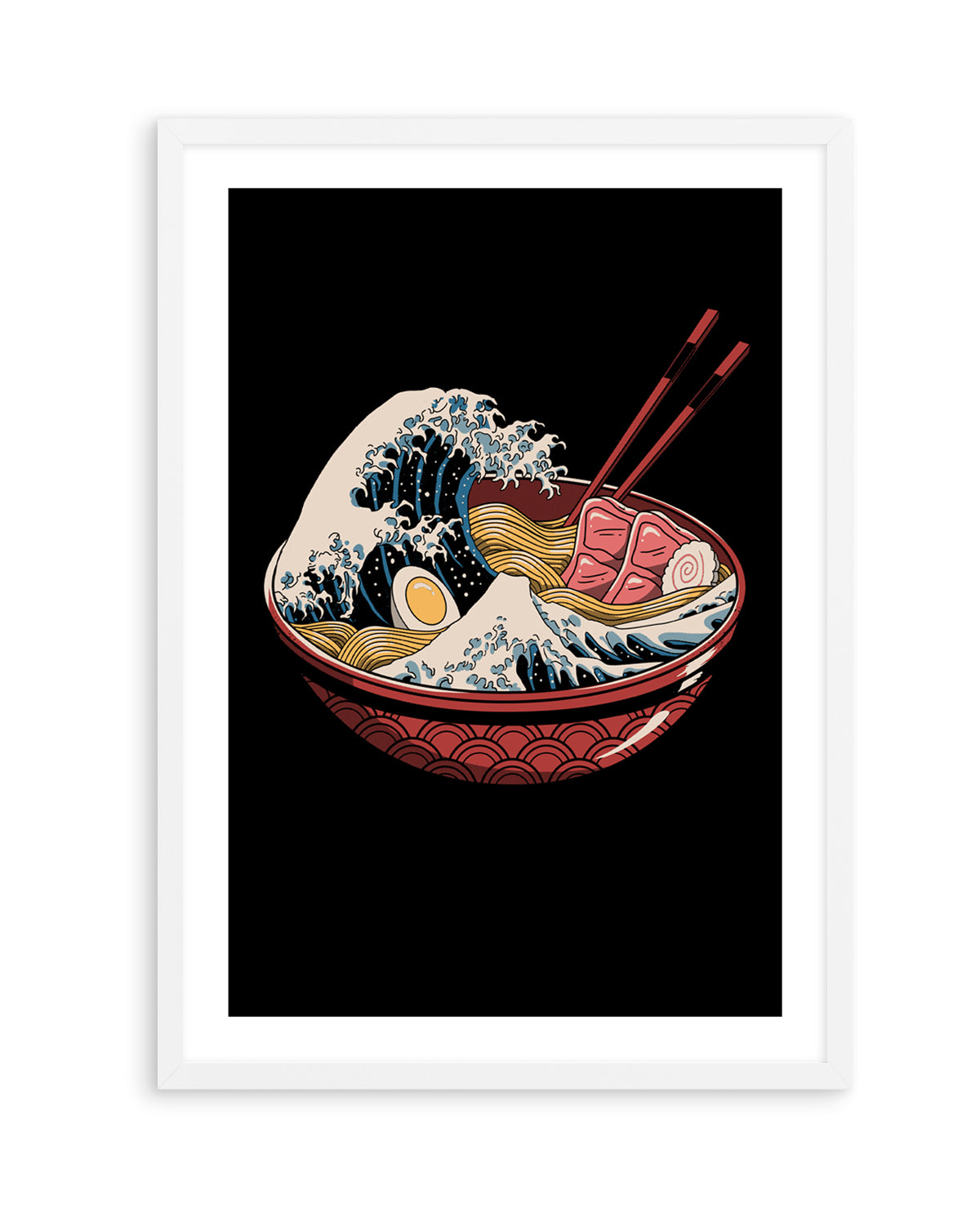 Great Ramen Wave by Vincent Trinidad | Art Print