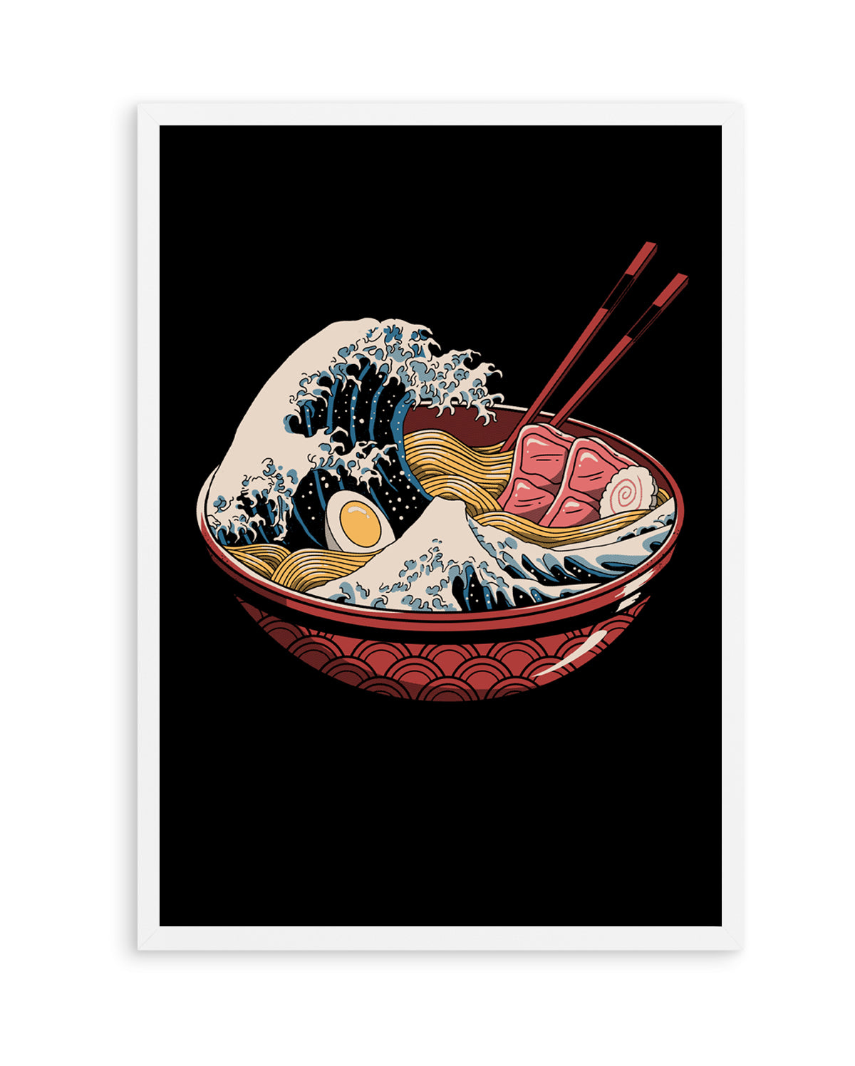 Great Ramen Wave by Vincent Trinidad | Art Print