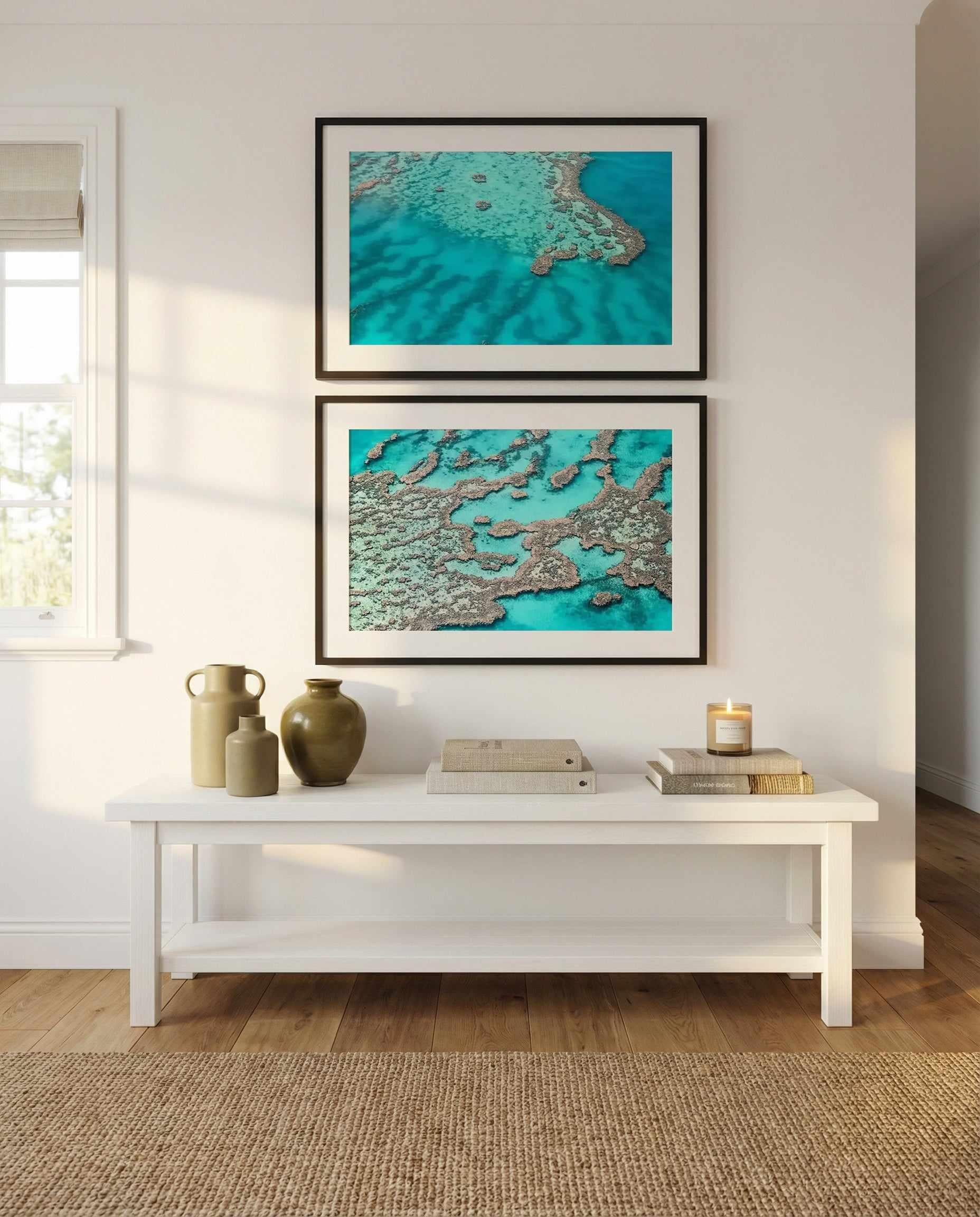 Great Barrier Reef I & II Art Print Set of 2 | Matching Wall Art from Olive et Oriel where you can shop wallpaper and artworks online