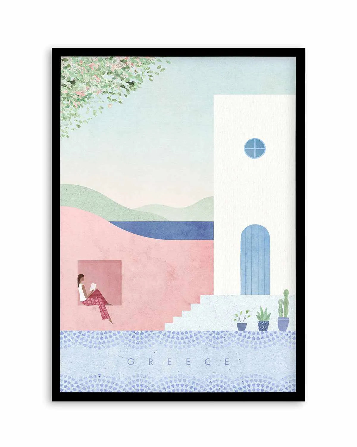 Greece by Henry Rivers Art Print from Olive et Oriel where you can shop wallpaper and artworks online