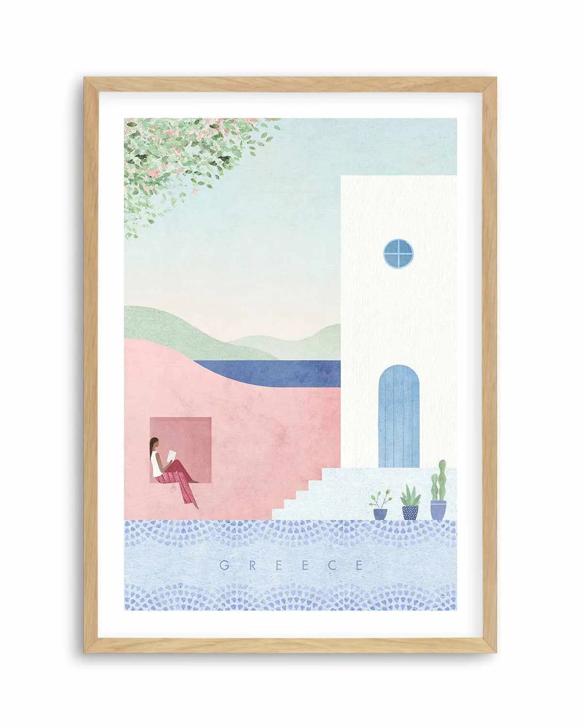 Greece by Henry Rivers Art Print from Olive et Oriel where you can shop wallpaper and artworks online