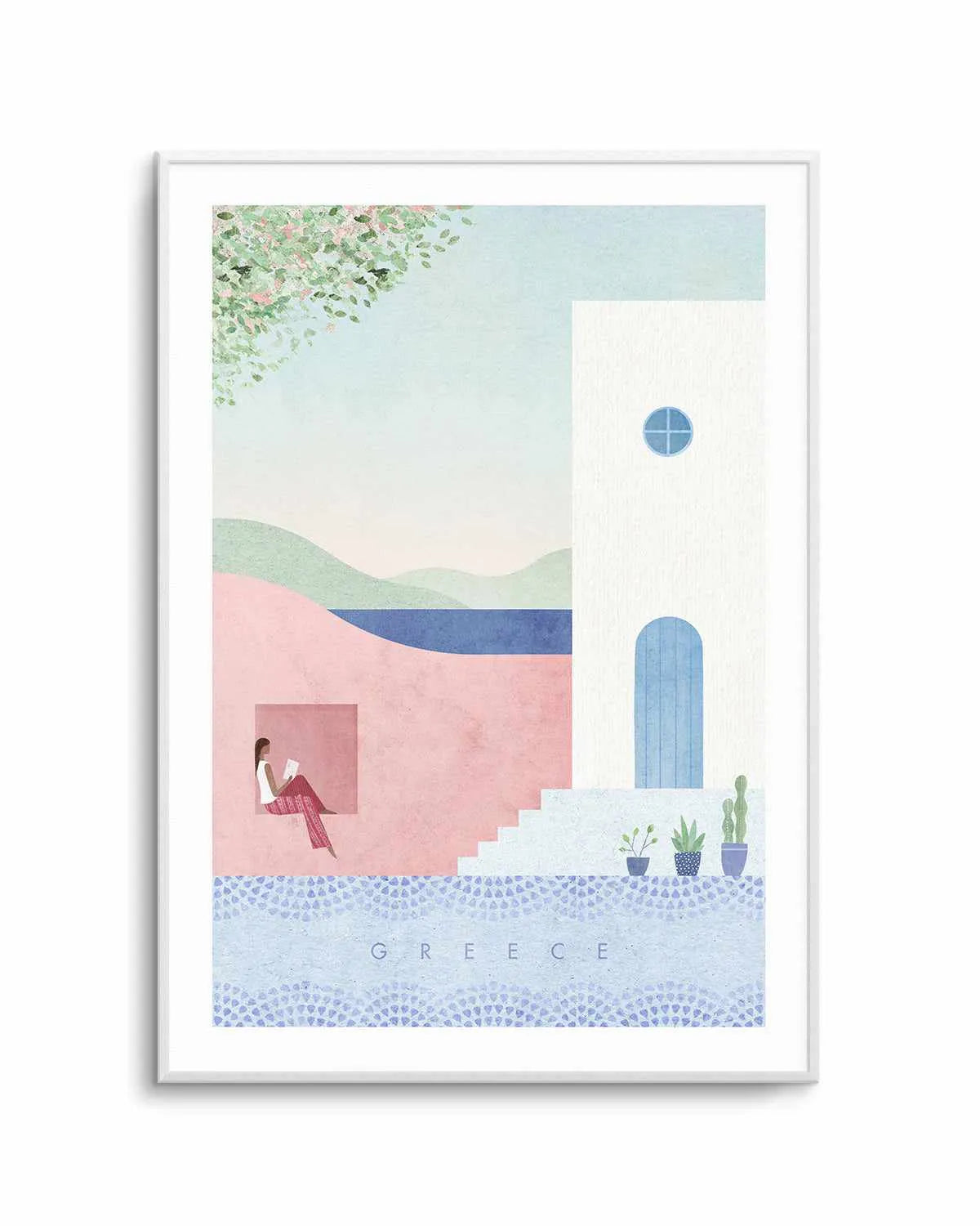 Greece by Henry Rivers Art Print from Olive et Oriel where you can shop wallpaper and artworks online