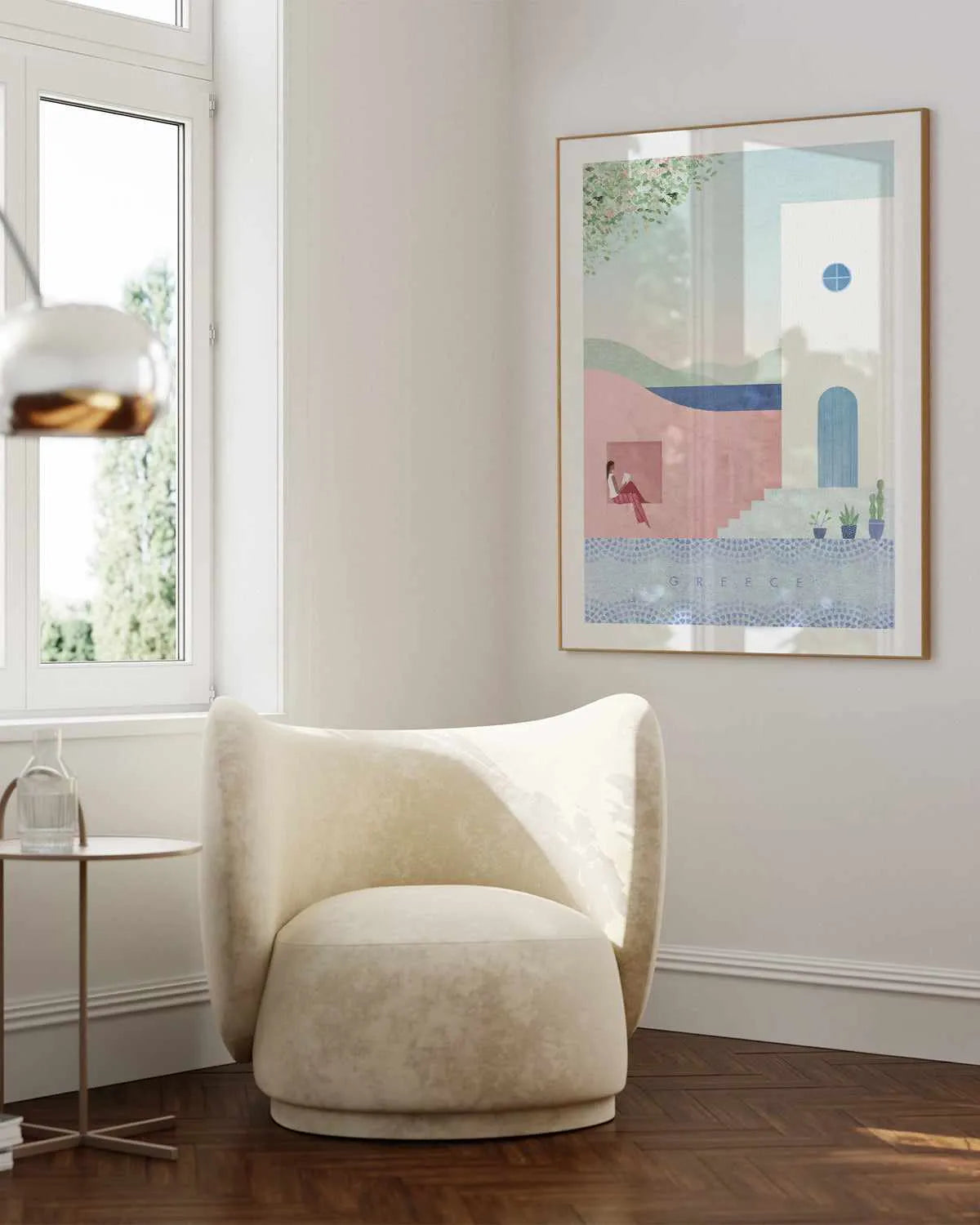 Greece by Henry Rivers Art Print from Olive et Oriel where you can shop wallpaper and artworks online