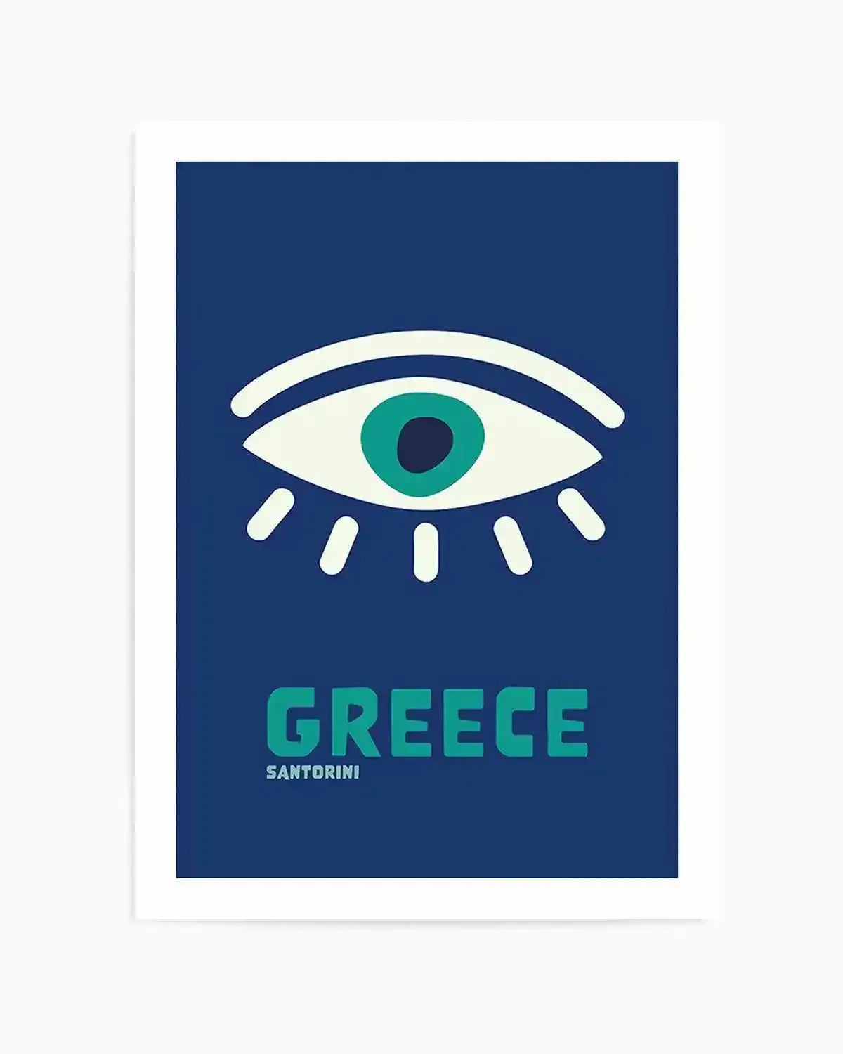 Greece, Santorini Art Print from Olive et Oriel where you can shop wallpaper and artworks online