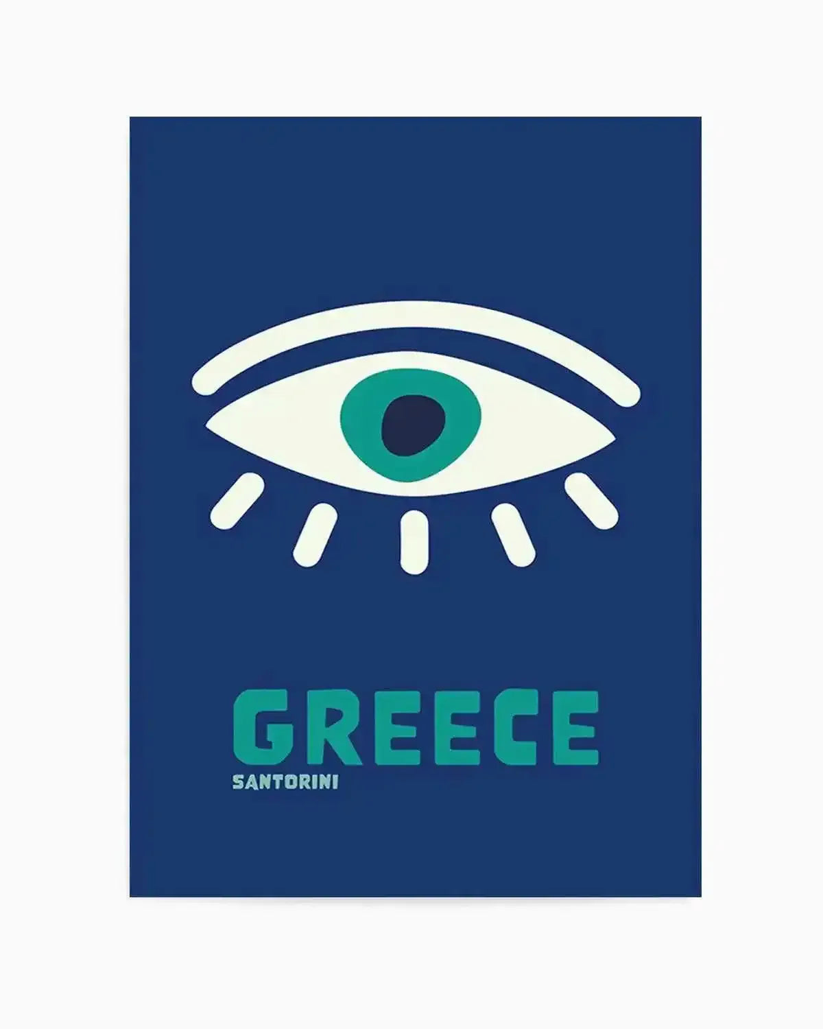 Greece, Santorini Art Print from Olive et Oriel where you can shop wallpaper and artworks online