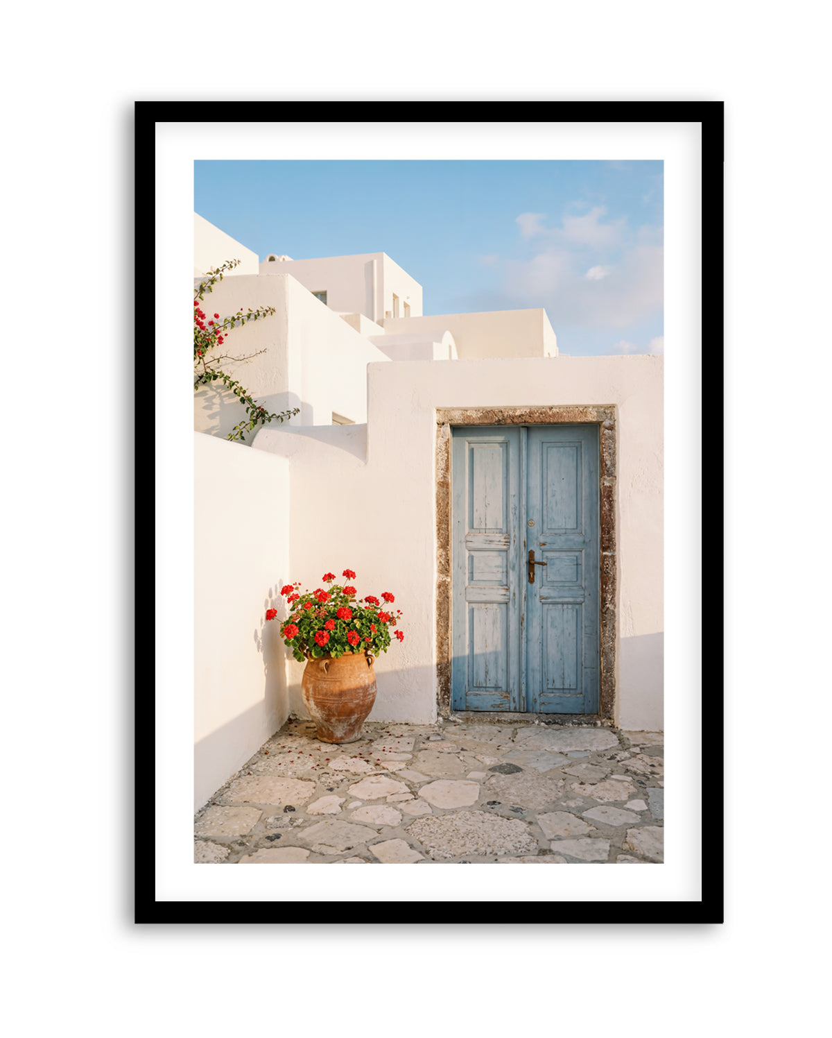 Greek Island Doorway | Art Print