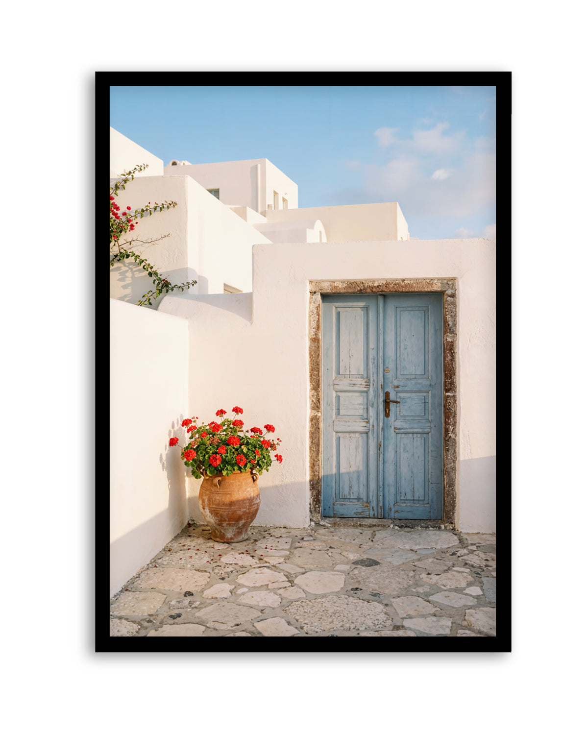 Greek Island Doorway | Art Print