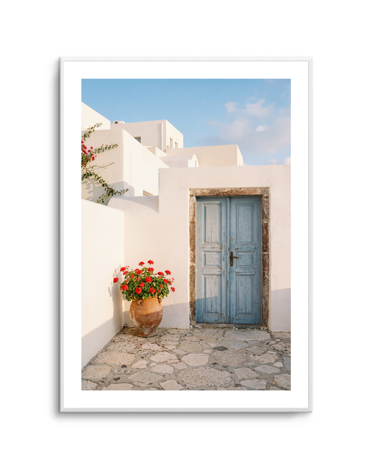 Greek Island Doorway | Art Print