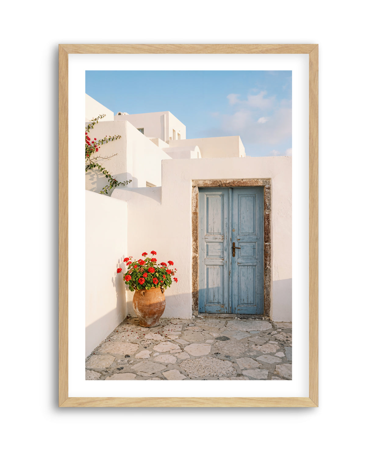 Greek Island Doorway | Art Print