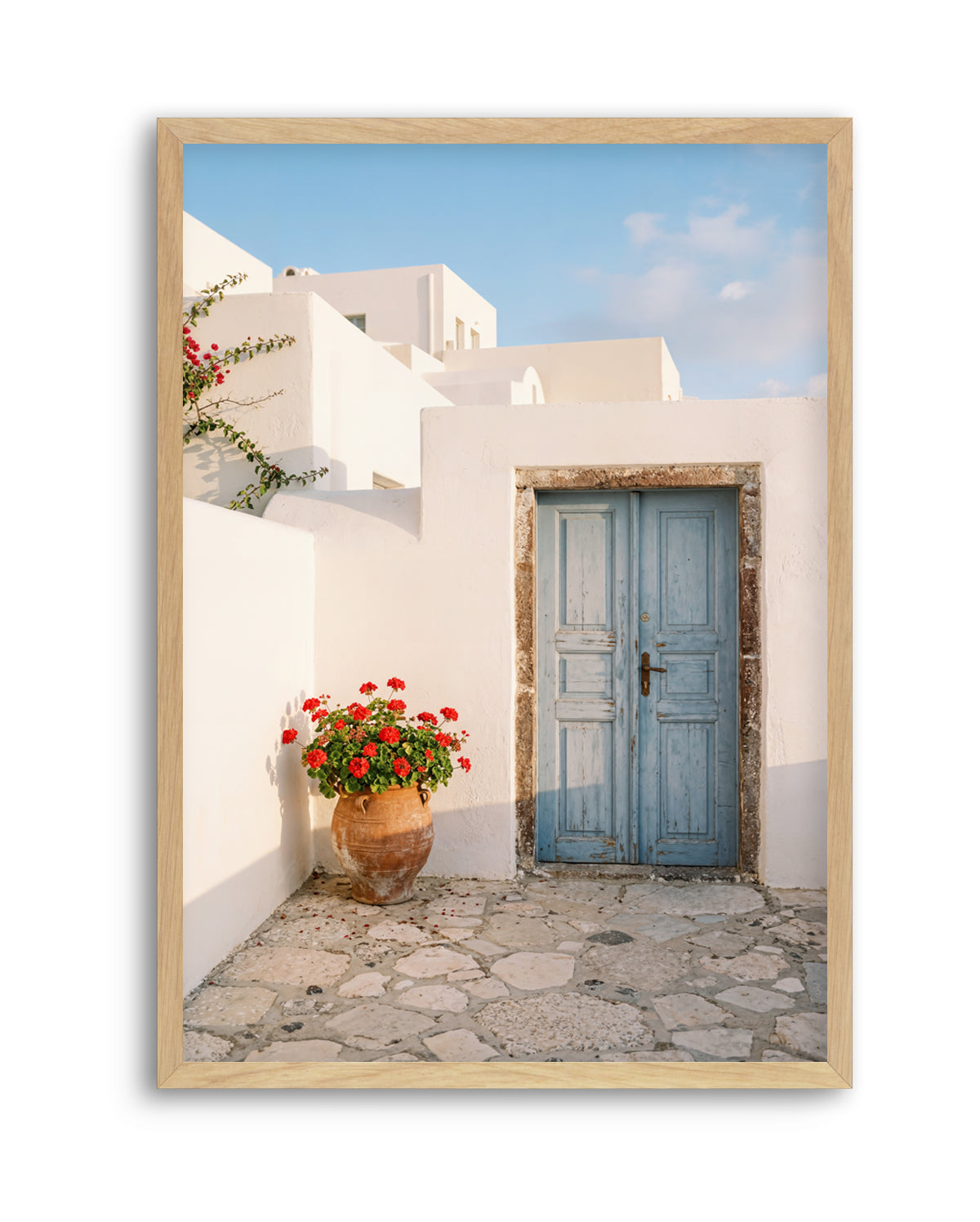 Greek Island Doorway | Art Print