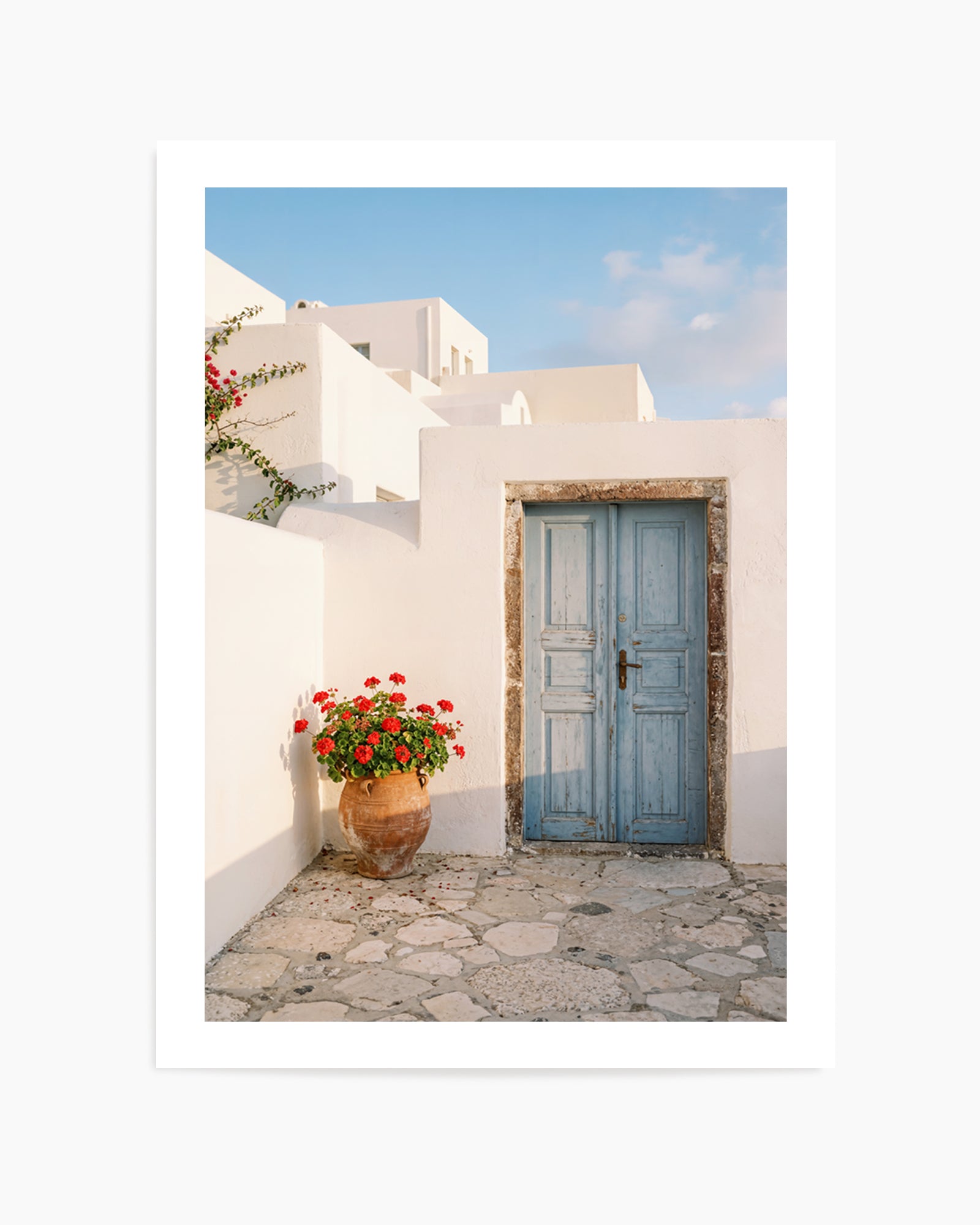Greek Island Doorway | Art Print