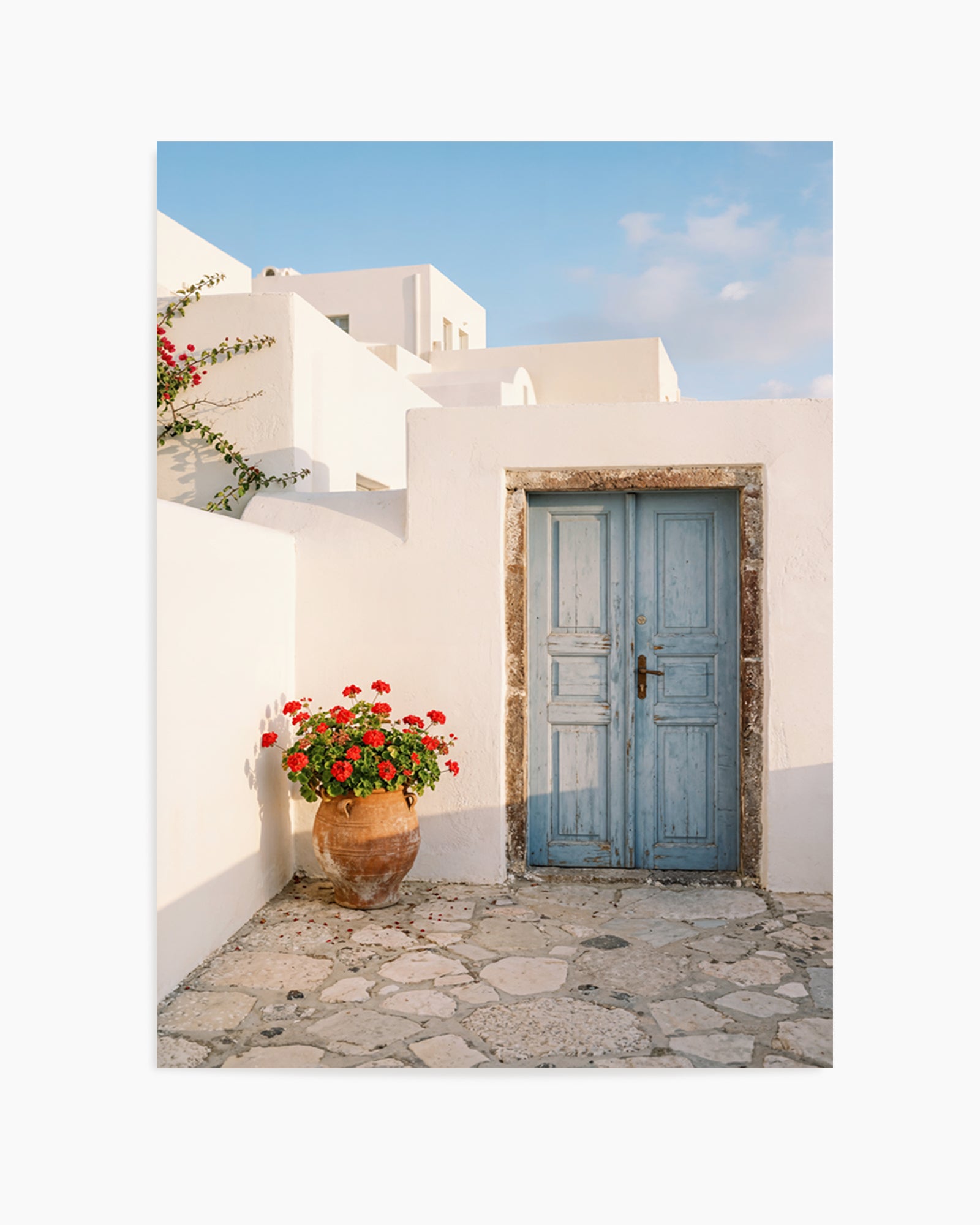 Greek Island Doorway | Art Print