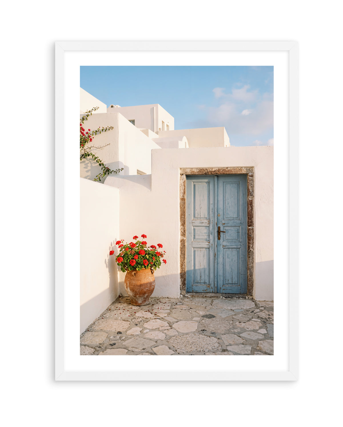 Greek Island Doorway | Art Print