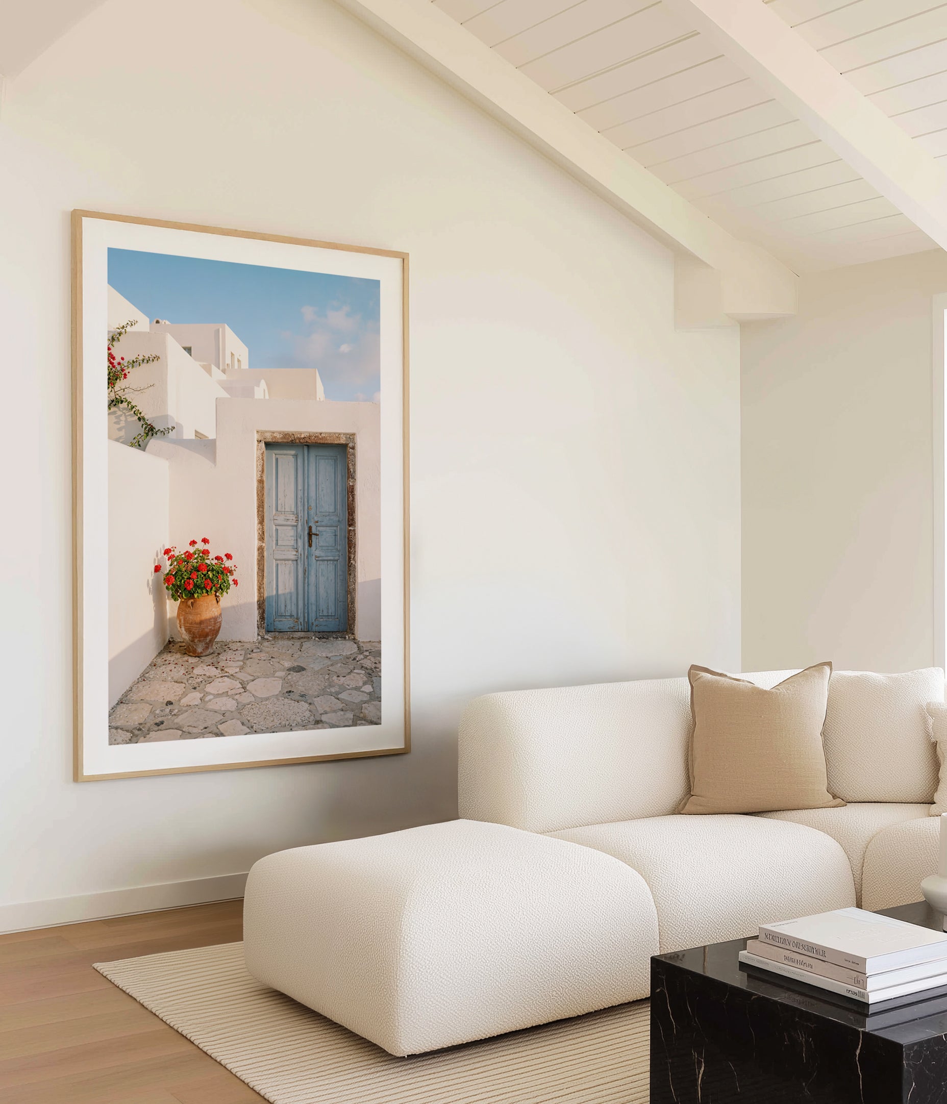 Greek Island Doorway | Art Print