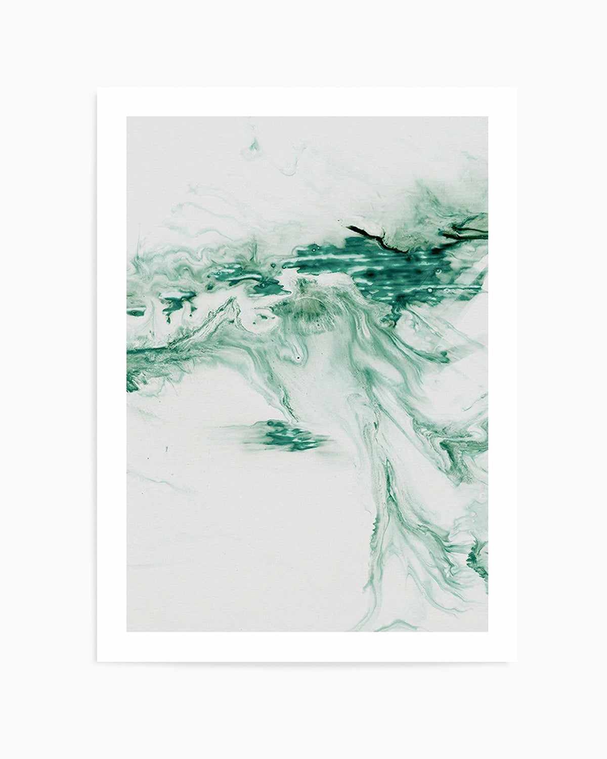 Green Abstract II Art Print