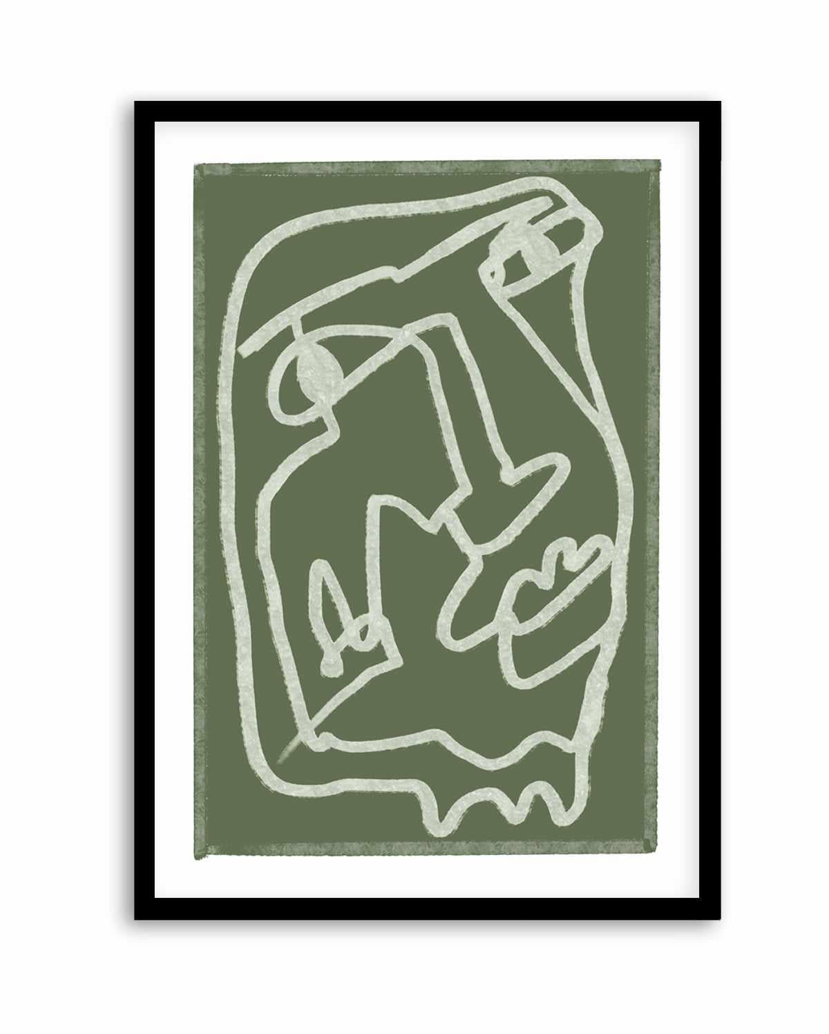 Green Abstract by Sharyn Bursic | Art Print from Olive et Oriel where you can shop wallpaper and artworks online