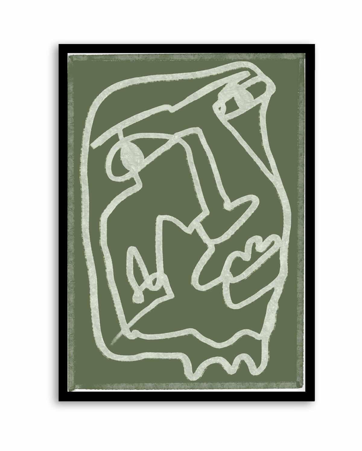 Green Abstract by Sharyn Bursic | Art Print from Olive et Oriel where you can shop wallpaper and artworks online