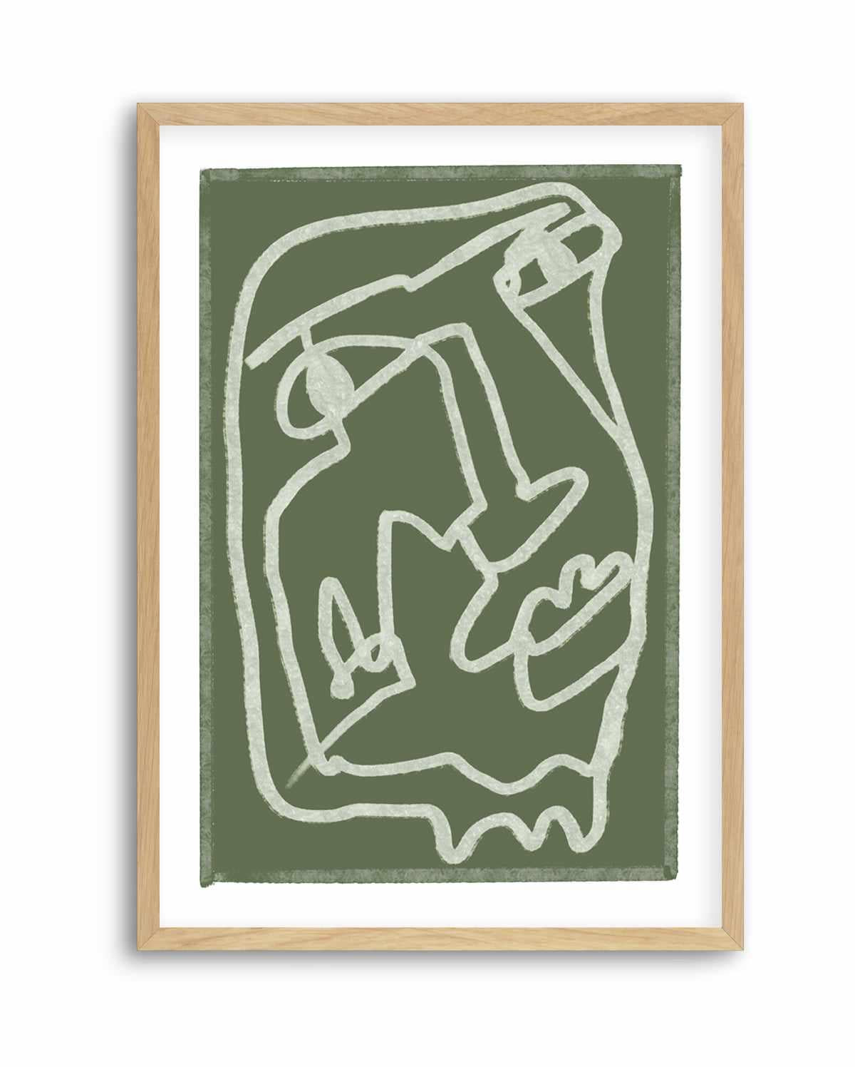 Green Abstract by Sharyn Bursic | Art Print from Olive et Oriel where you can shop wallpaper and artworks online