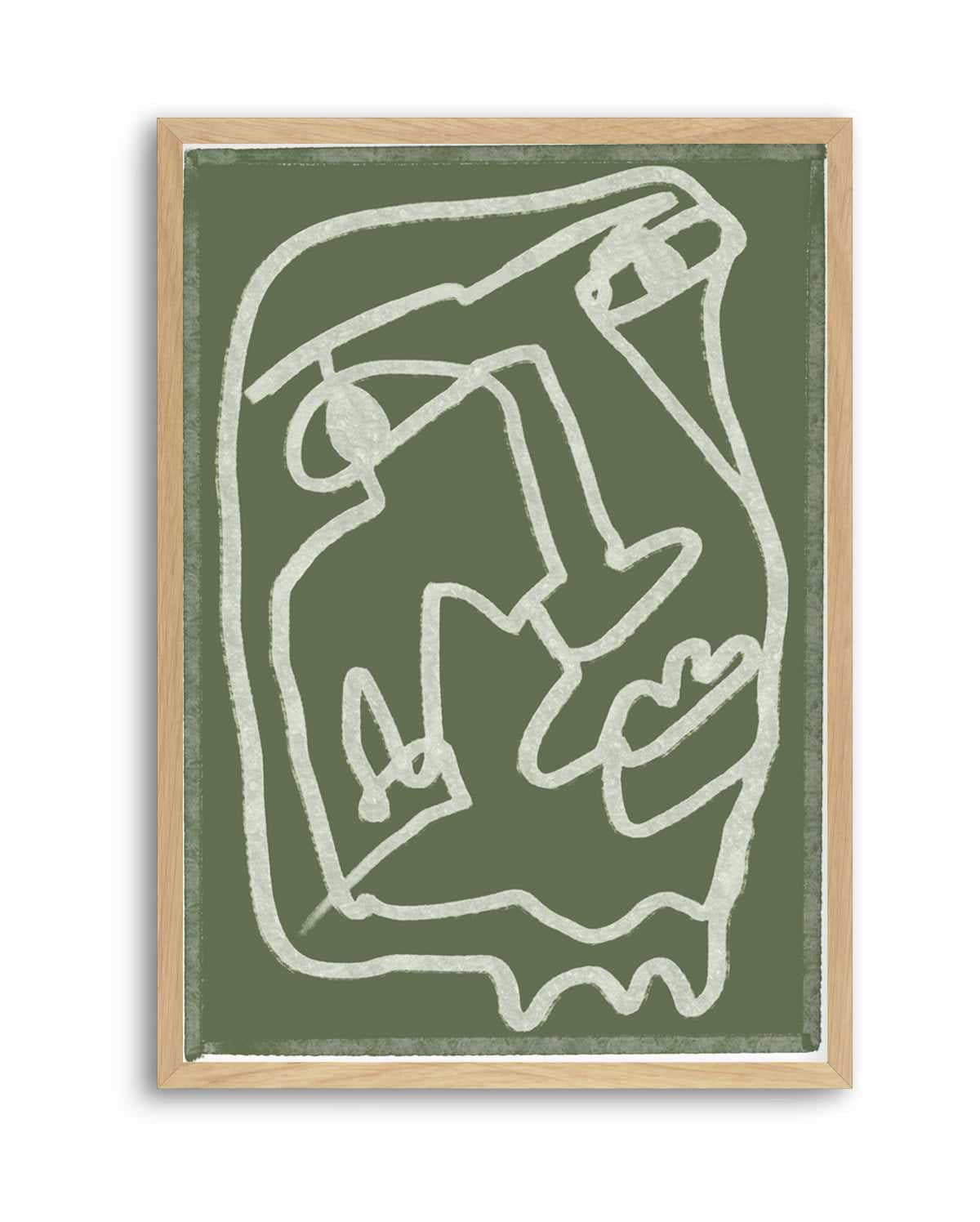 Green Abstract by Sharyn Bursic | Art Print from Olive et Oriel where you can shop wallpaper and artworks online