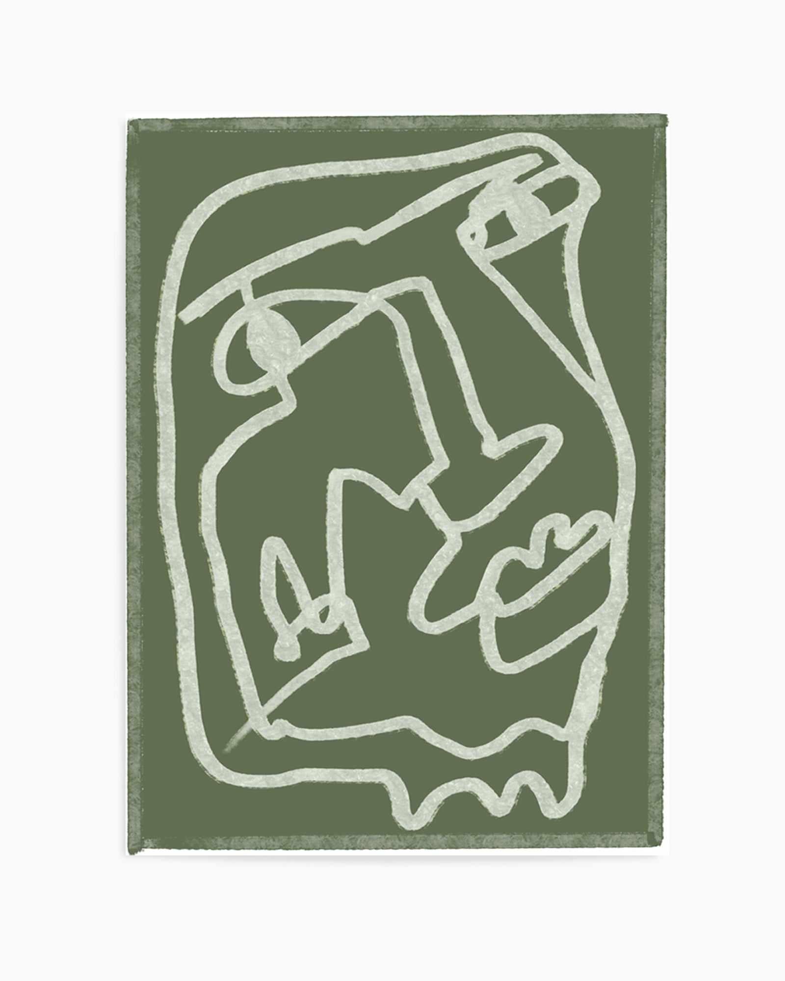 Green Abstract by Sharyn Bursic | Art Print from Olive et Oriel where you can shop wallpaper and artworks online