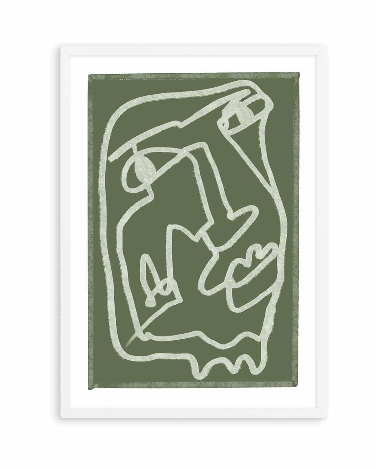 Green Abstract by Sharyn Bursic | Art Print from Olive et Oriel where you can shop wallpaper and artworks online