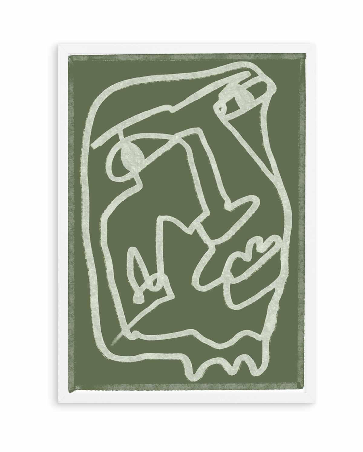 Green Abstract by Sharyn Bursic | Art Print from Olive et Oriel where you can shop wallpaper and artworks online